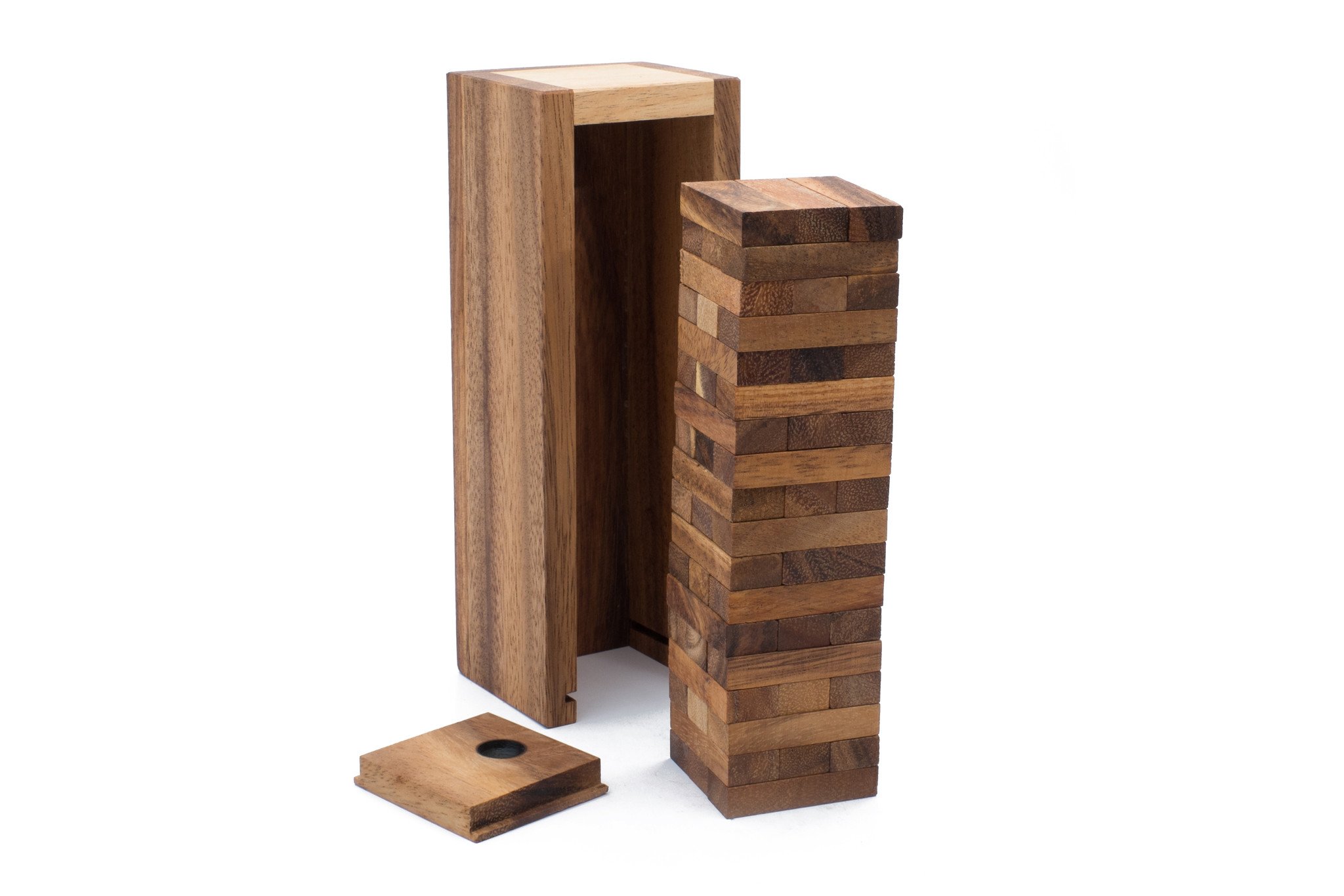 Stacking Blocks Game | High-Rise Wooden Block Tower