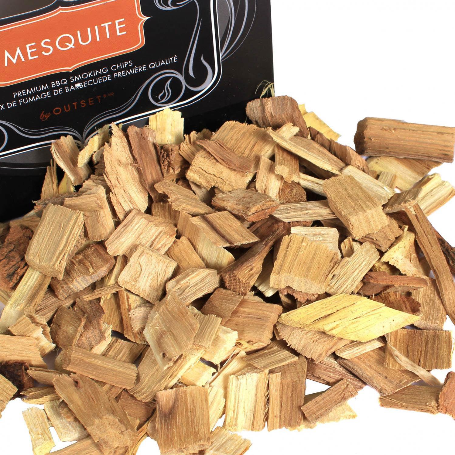 Mesquite Smoking Wood Chips - 150 Cu In : BBQ Guys