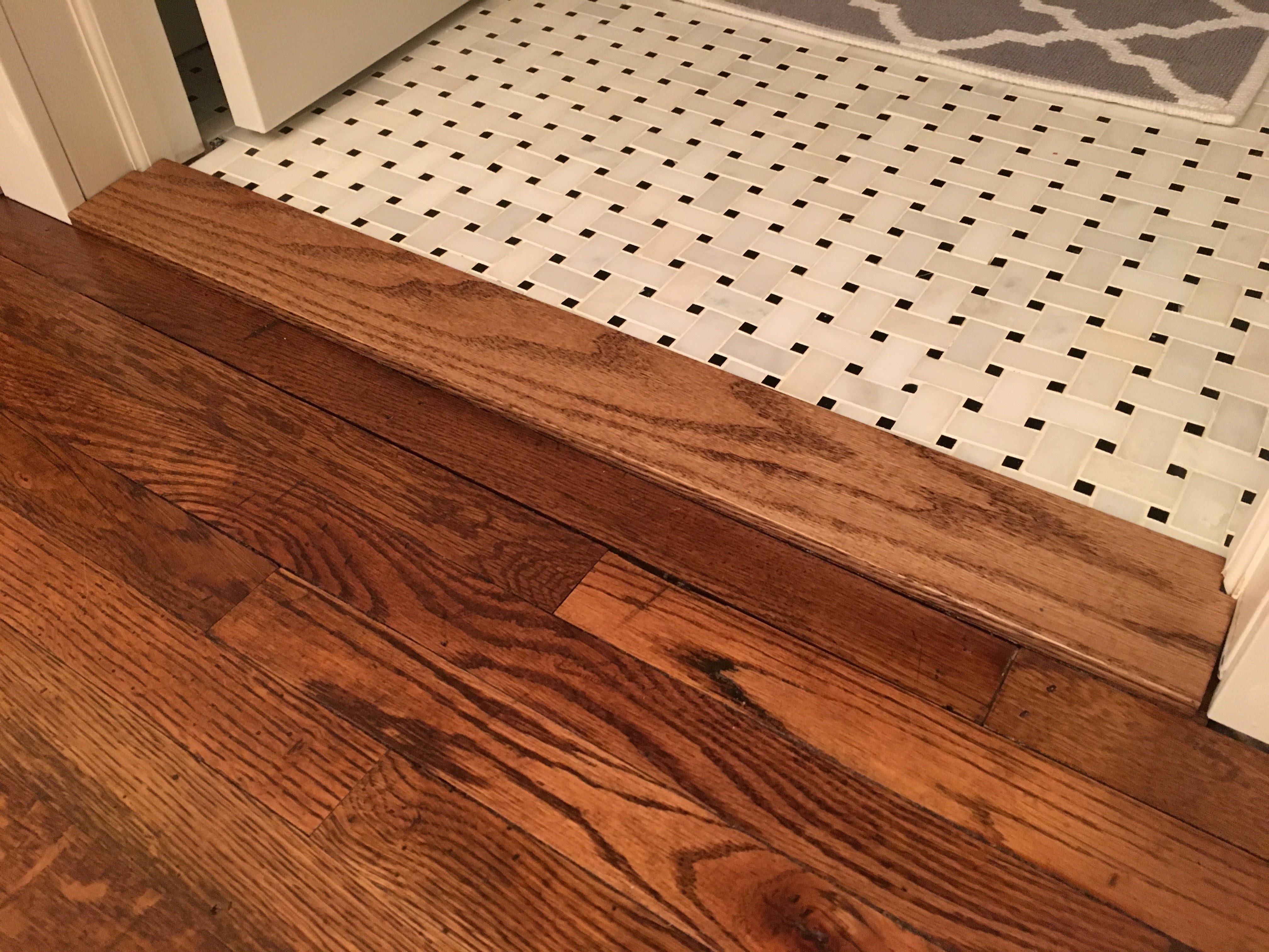 Promising Wood Floor Transition Strips Building A Custom Threshold ...