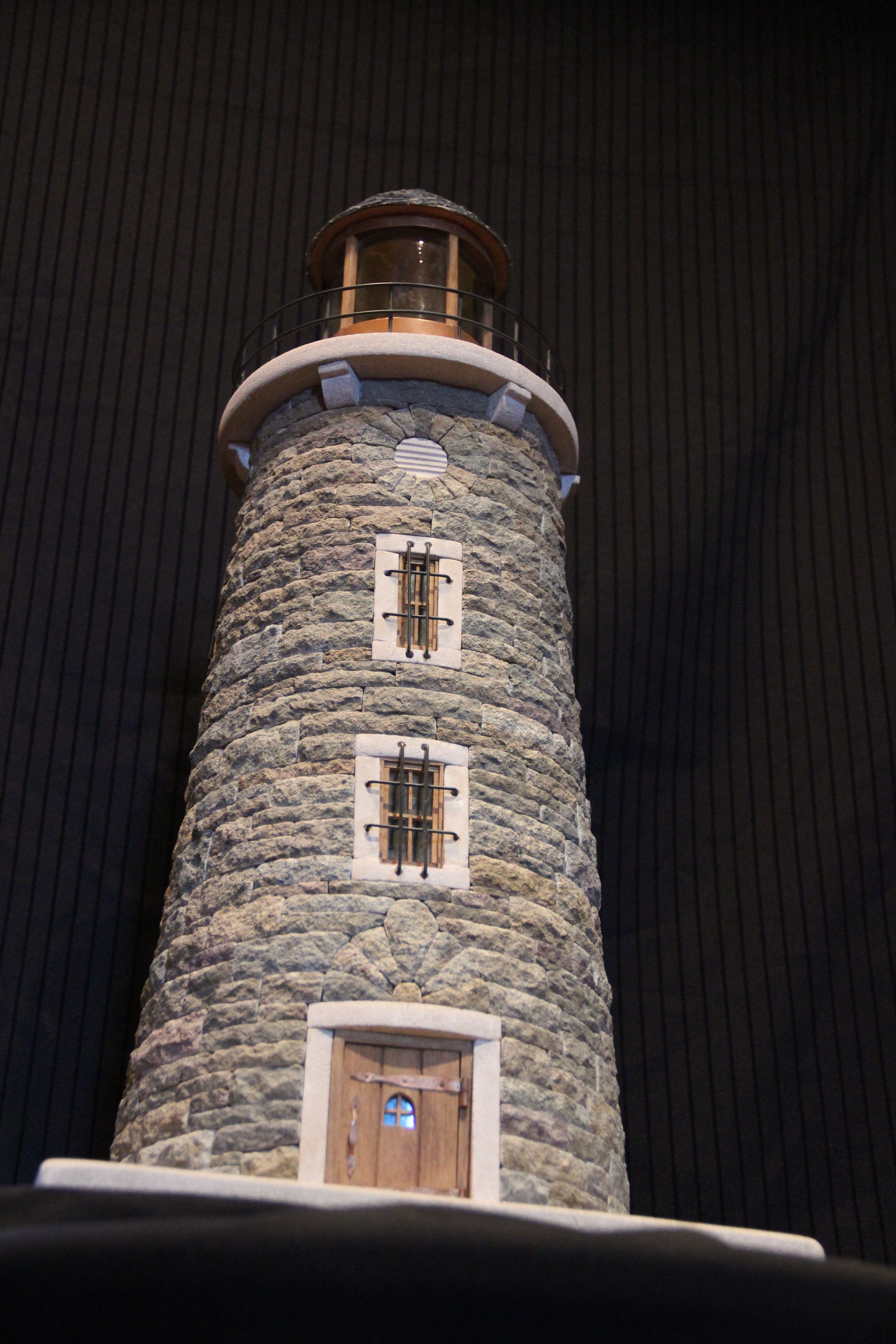 miniature stone lighthouse | lighthouses | Pinterest | Lighthouse ...