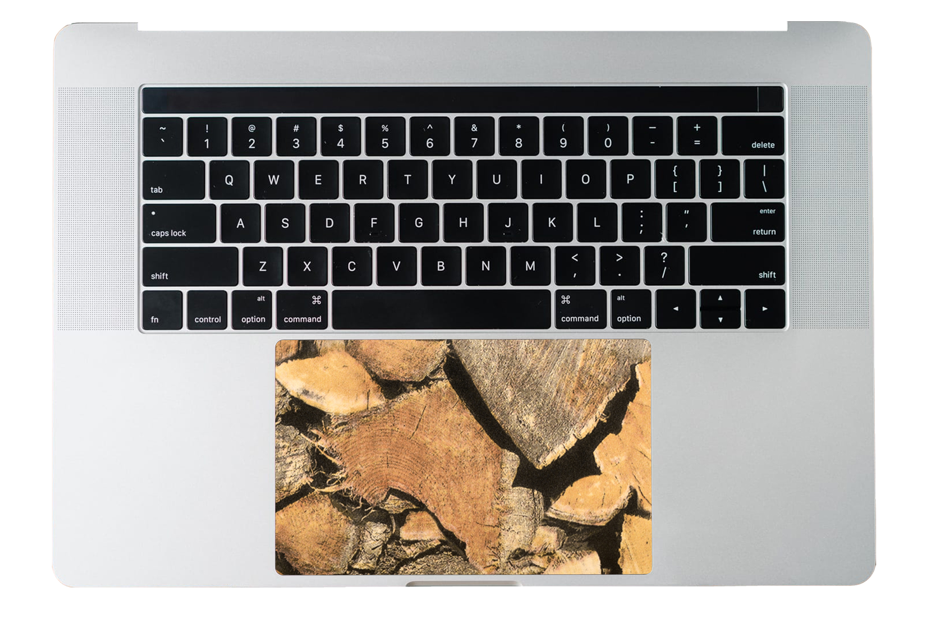 Wood logs pattern macbook air and macbook pro Trackpad Touchpad ...