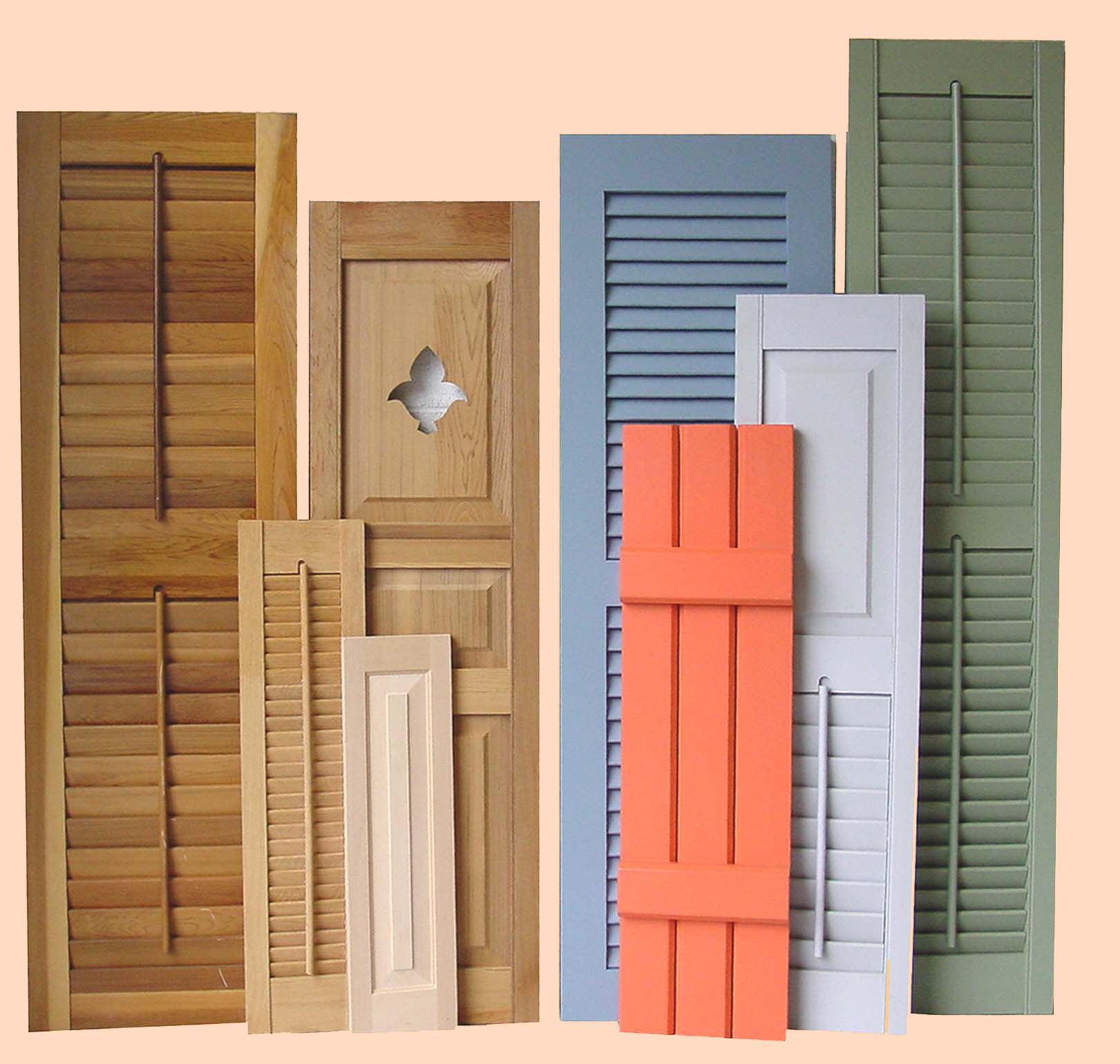 Wood shutters photo