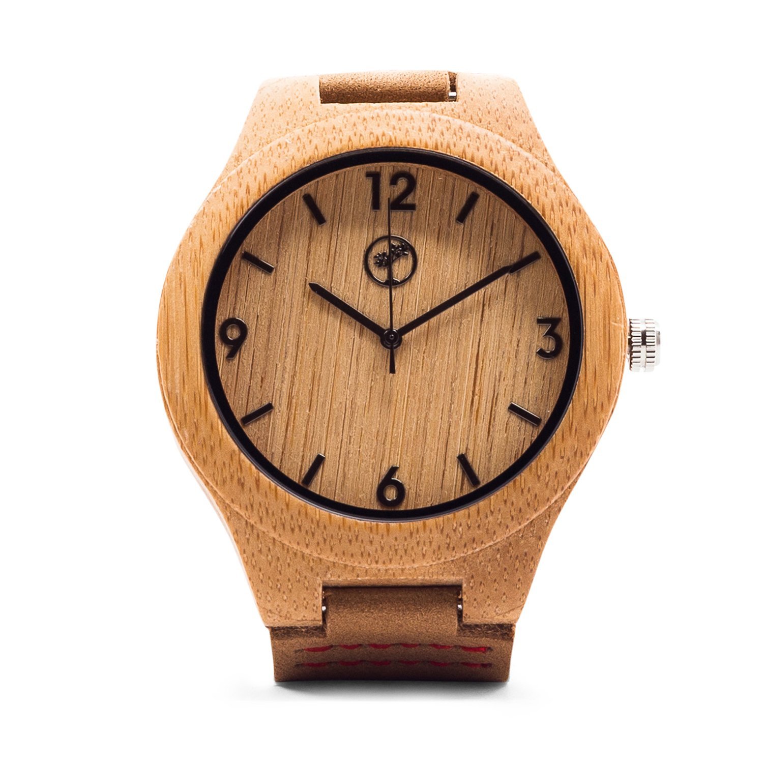 Amazon.com: Wooden Watch for Men by Tree People: Bamboo Wood Case ...