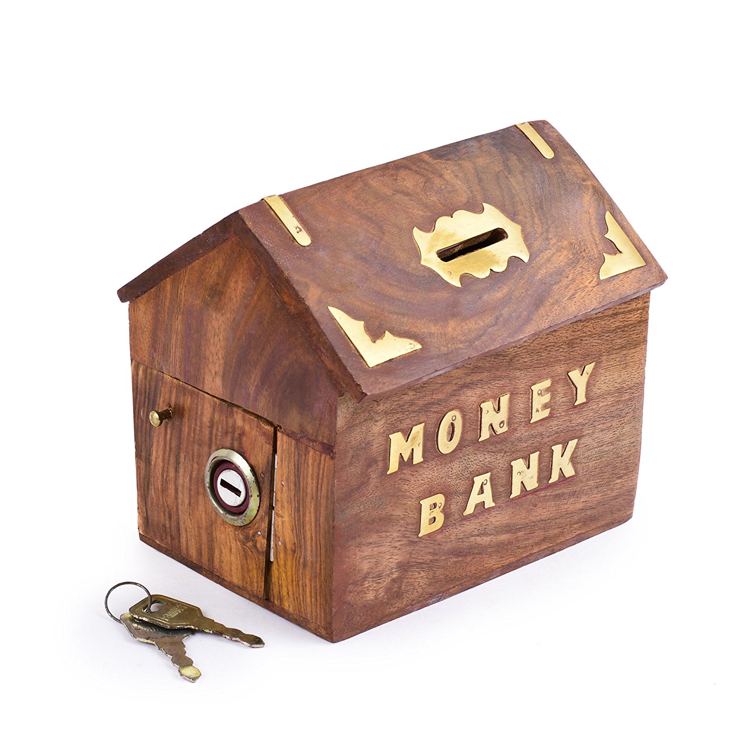 Wooden Coin Bank - Hut - Rusticity