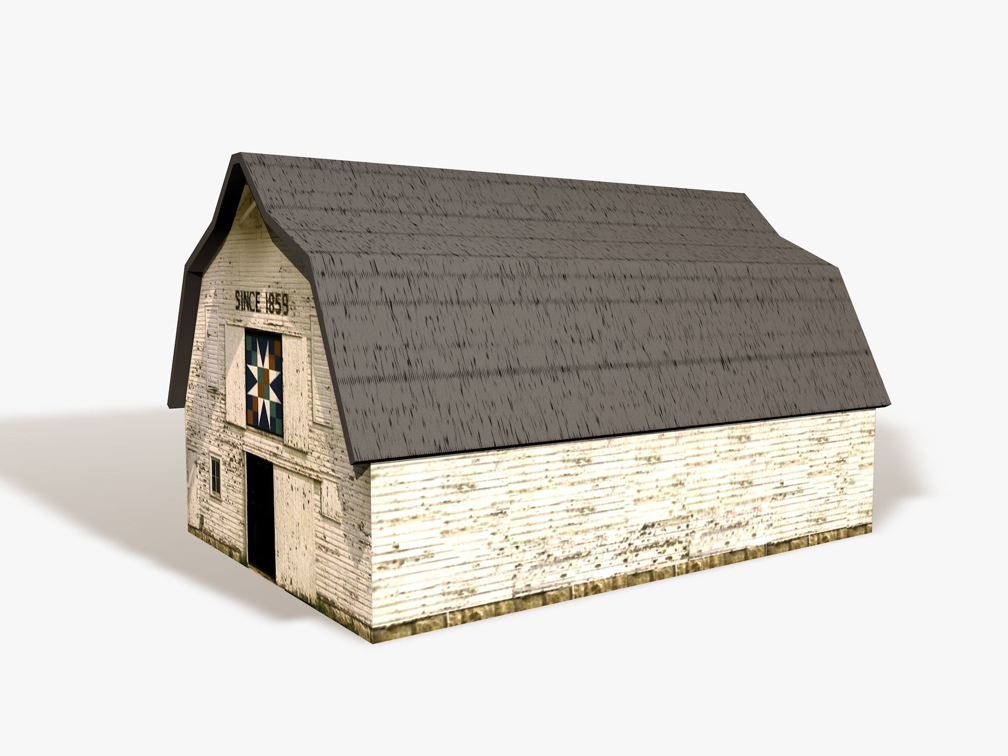 3D model Medieval Wooden Barn | CGTrader