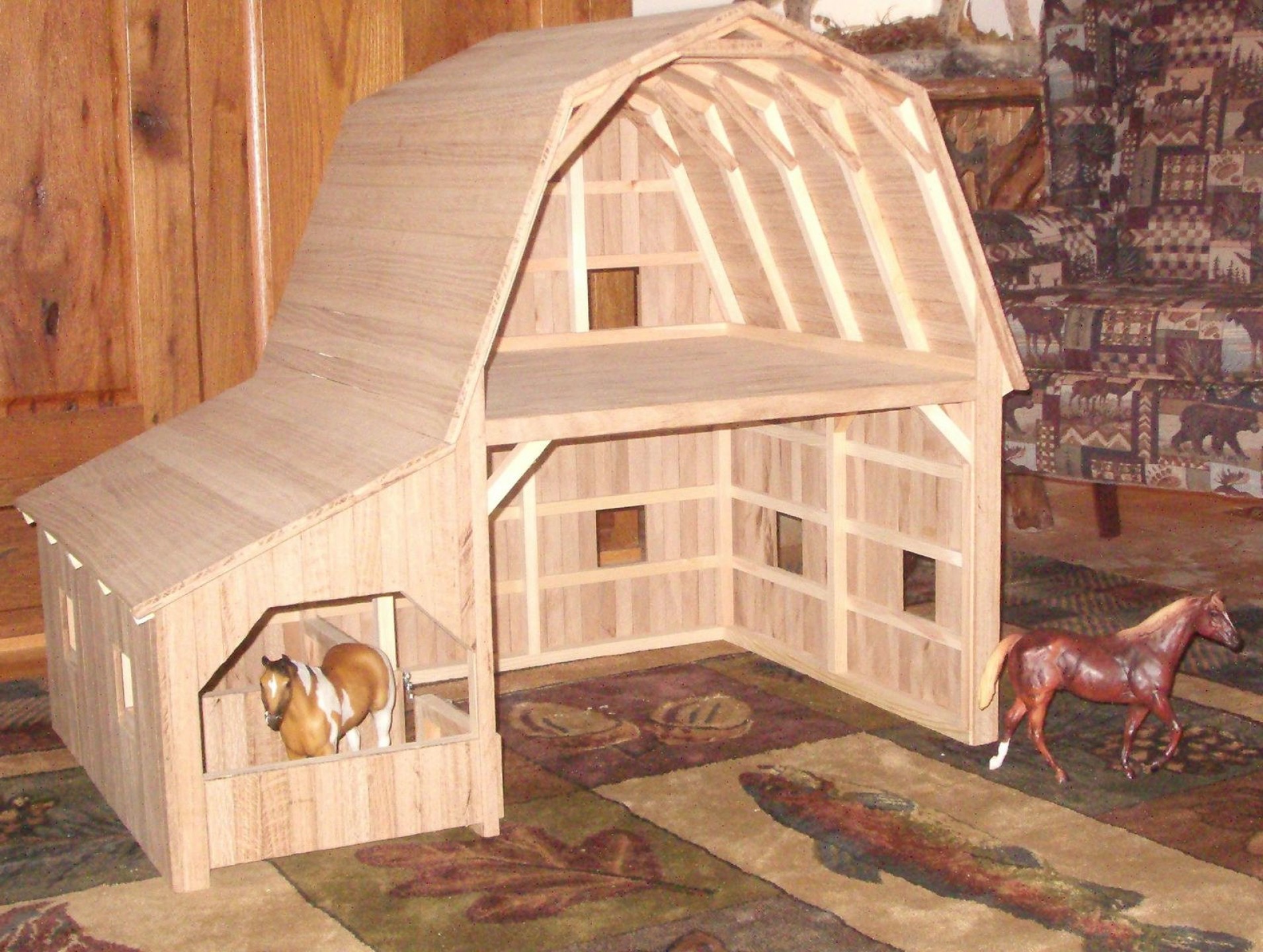 wooden play barn