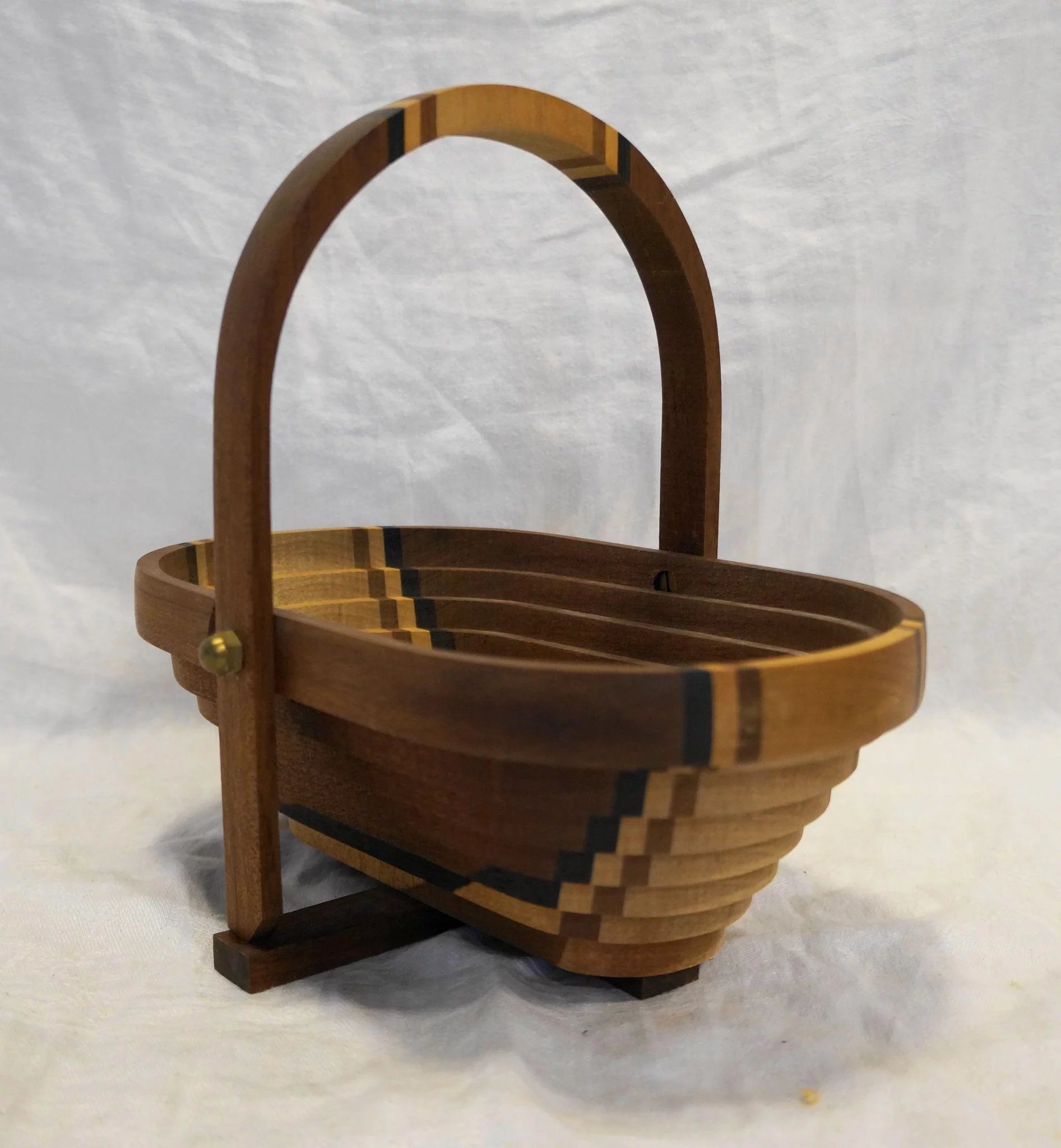 Wooden basket photo