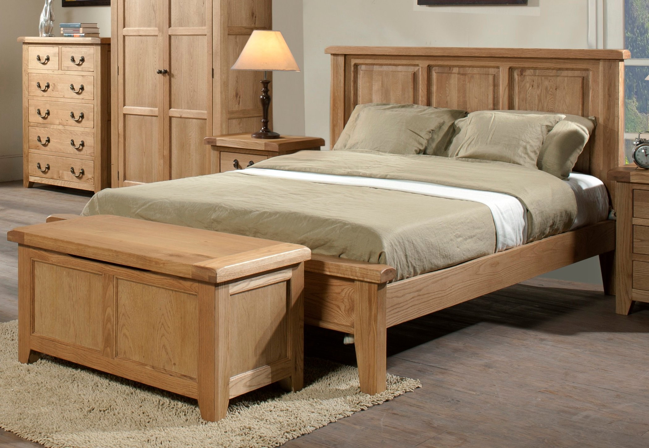 Wooden beds photo
