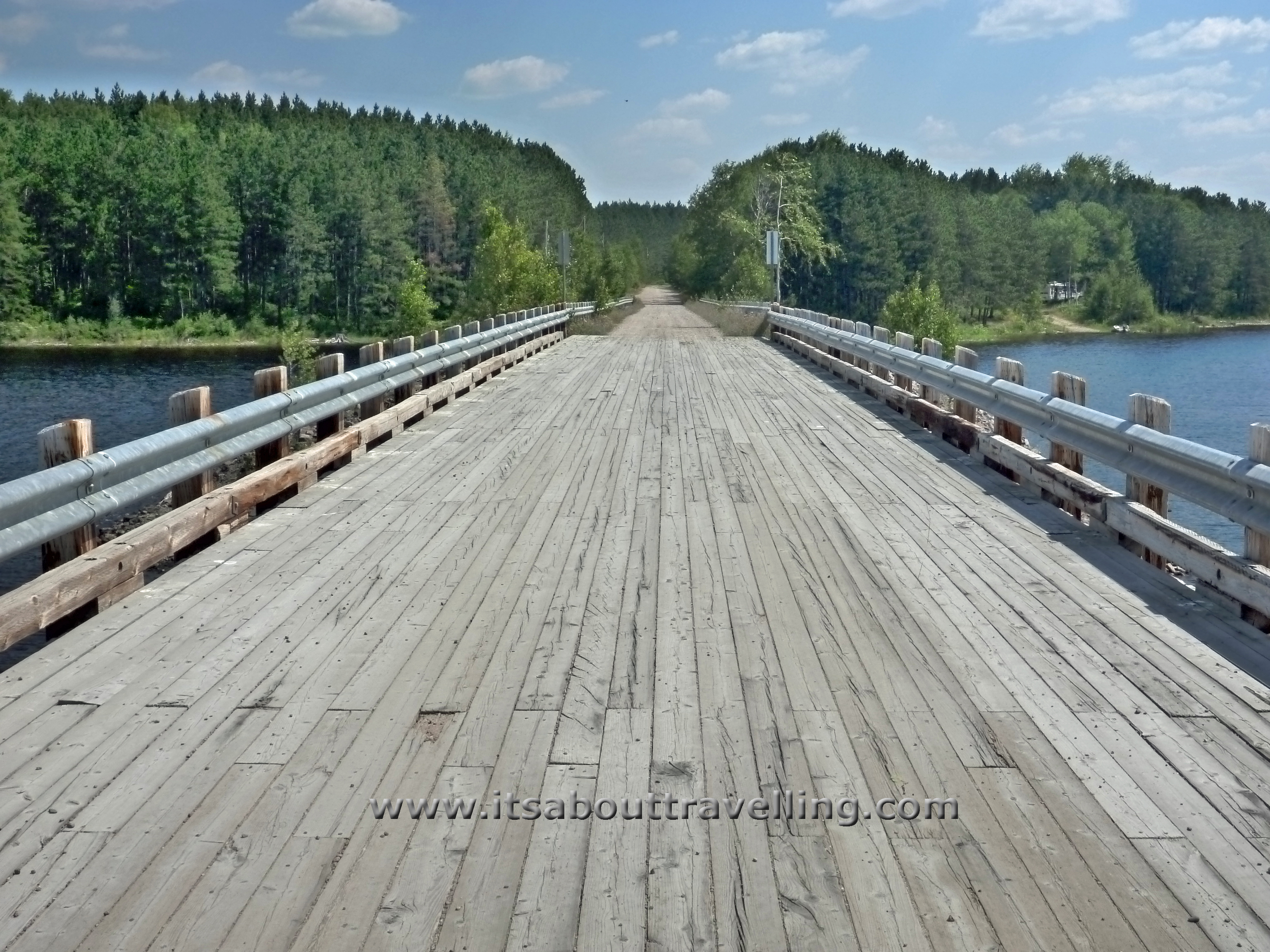 Wooden Bridge over Northern Ontario River | Pic Of The Day