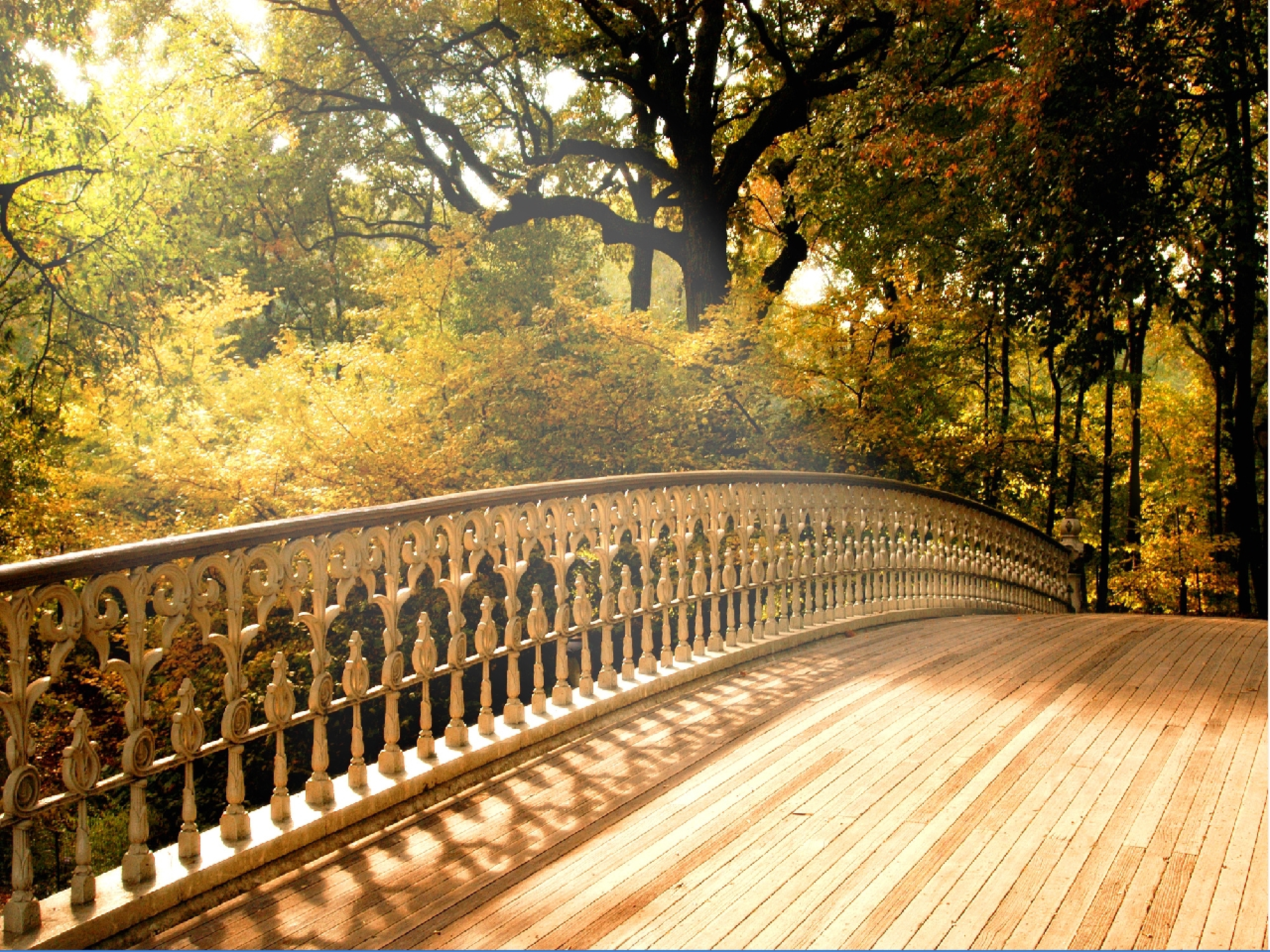 Beautiful Wooden Bridge Picture #7145 - Ongur