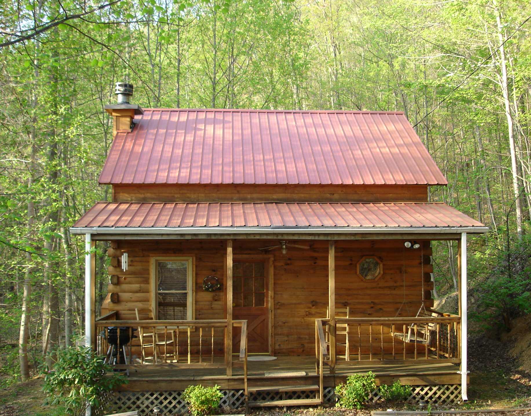 Wooden cabin photo
