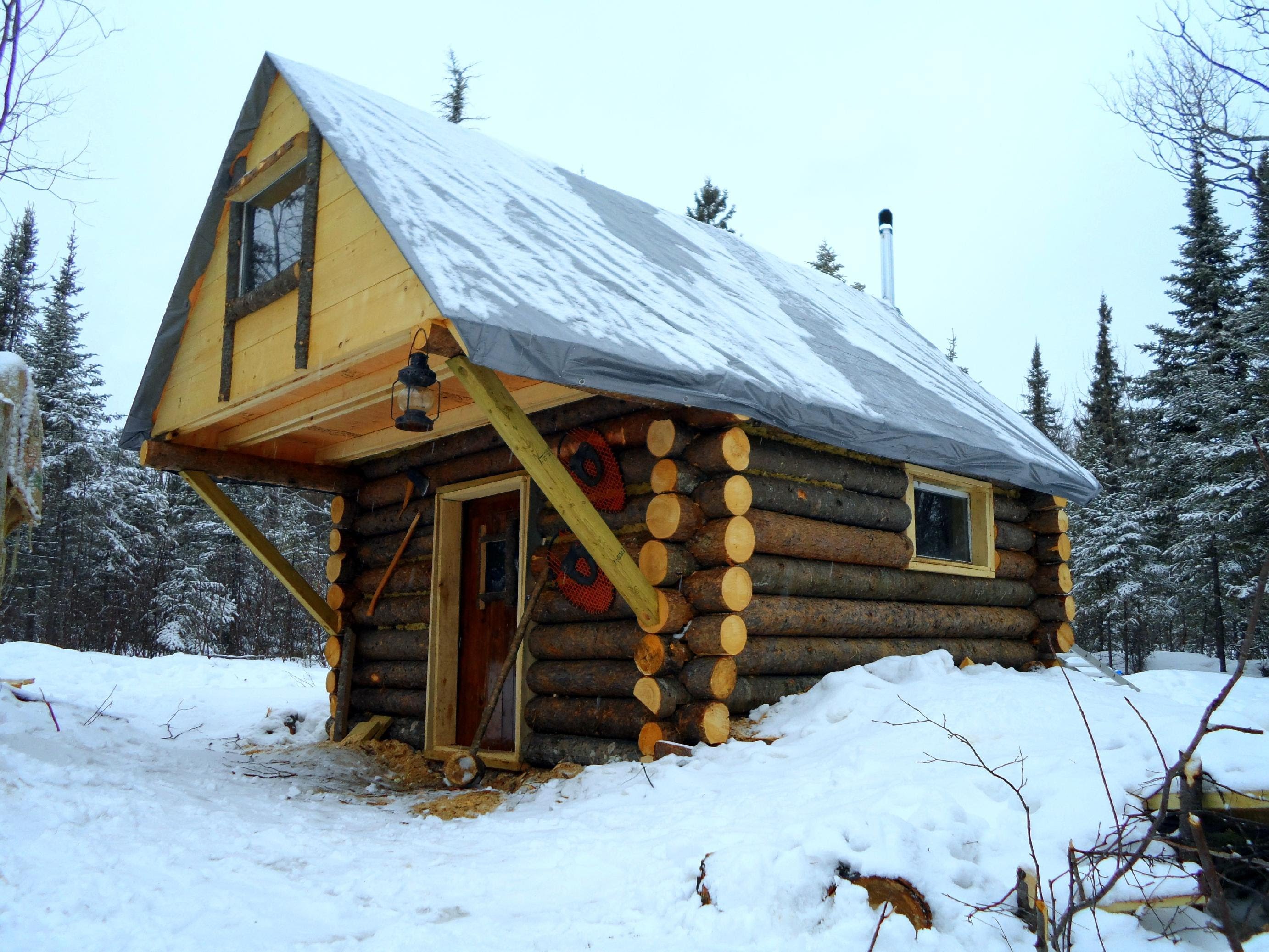 Cozy Log Cabin- How I built it for less than $500. - YouTube