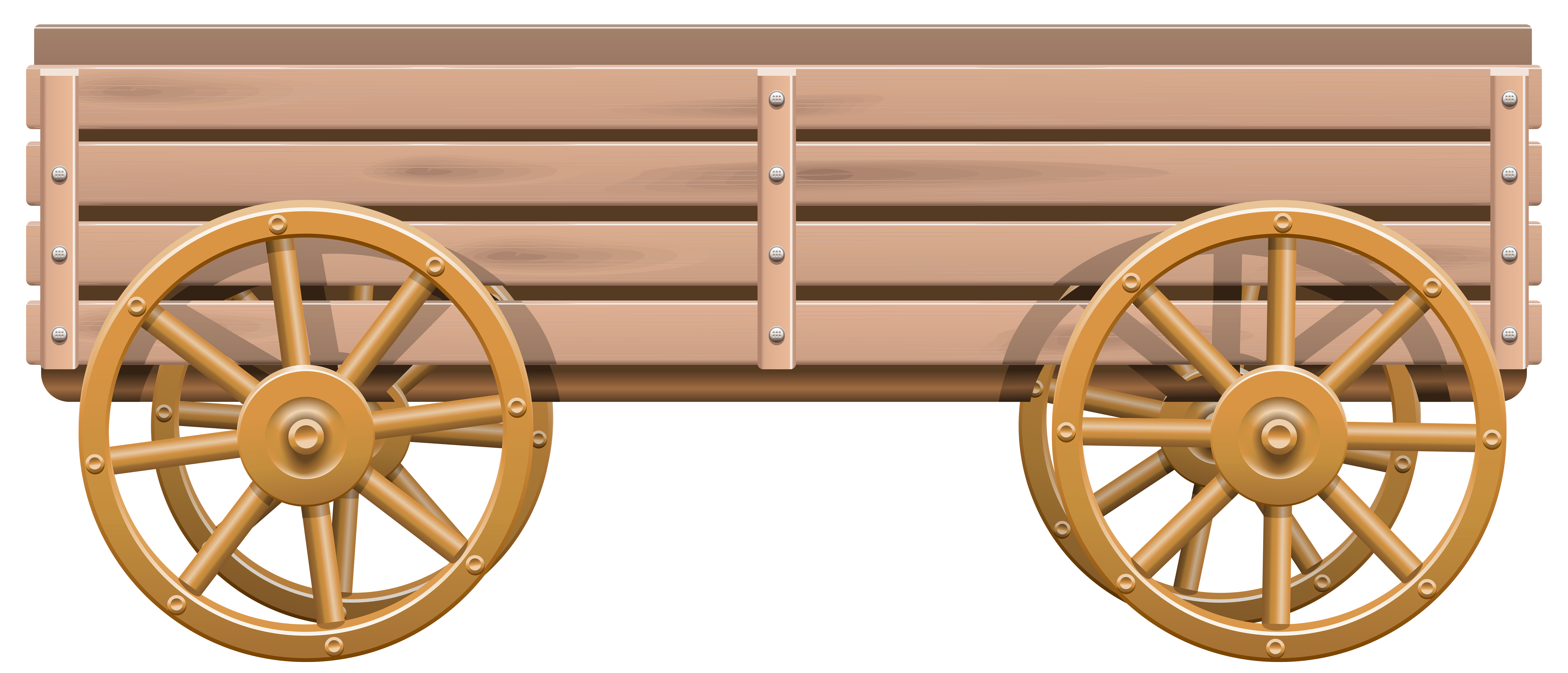 Wooden Cart PNG Clip Art - Best WEB Clipart