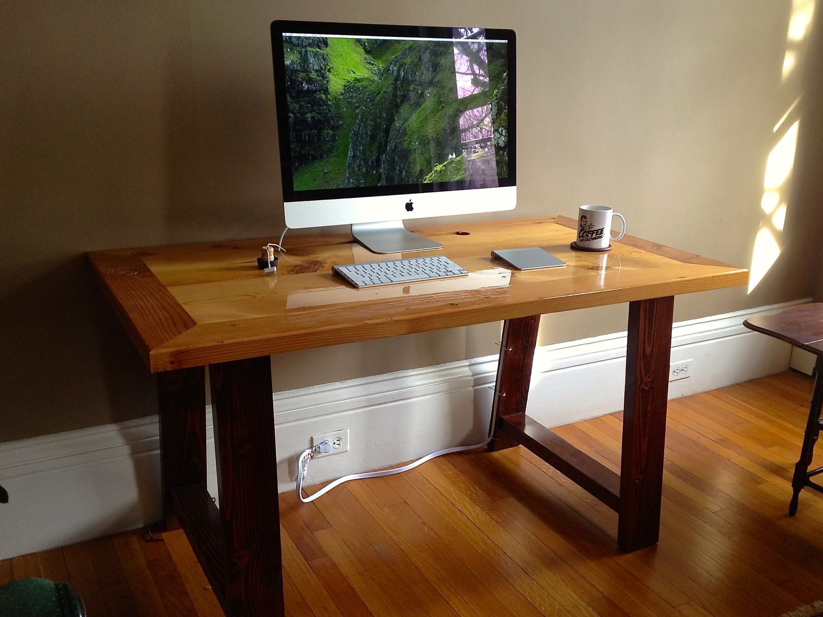Hand Made Industrial Mill-Inspired Reclaimed Wood Desk by Cooper's ...