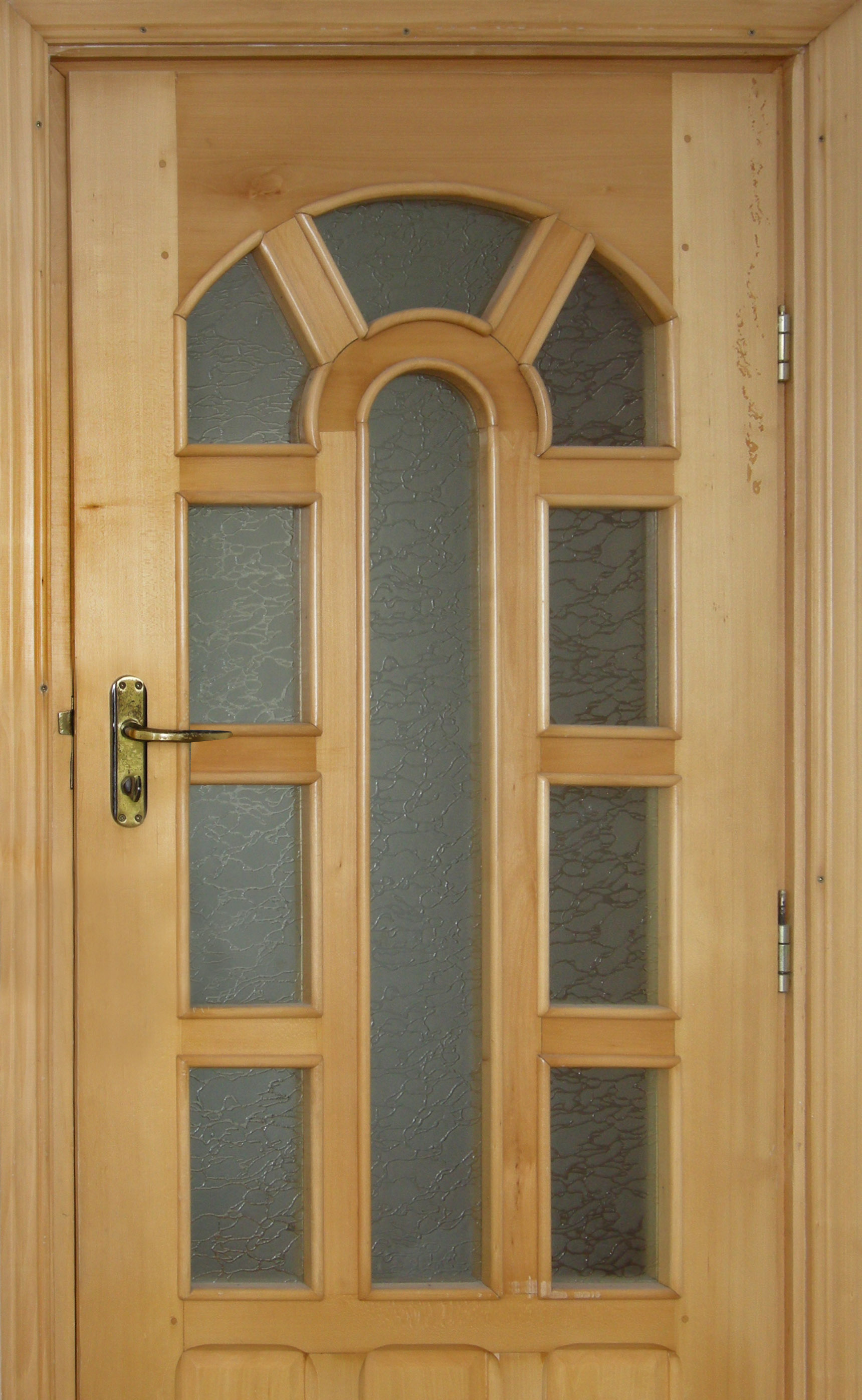 wooden door with sandblasted glass download free textures