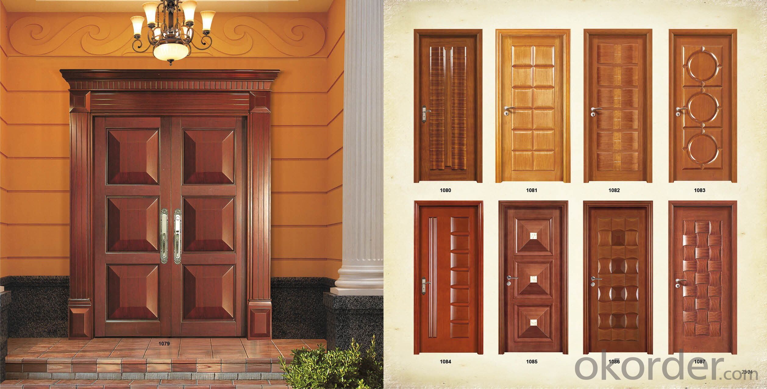 Modern wooden carving door designs luxury buy morden soild wooden ...