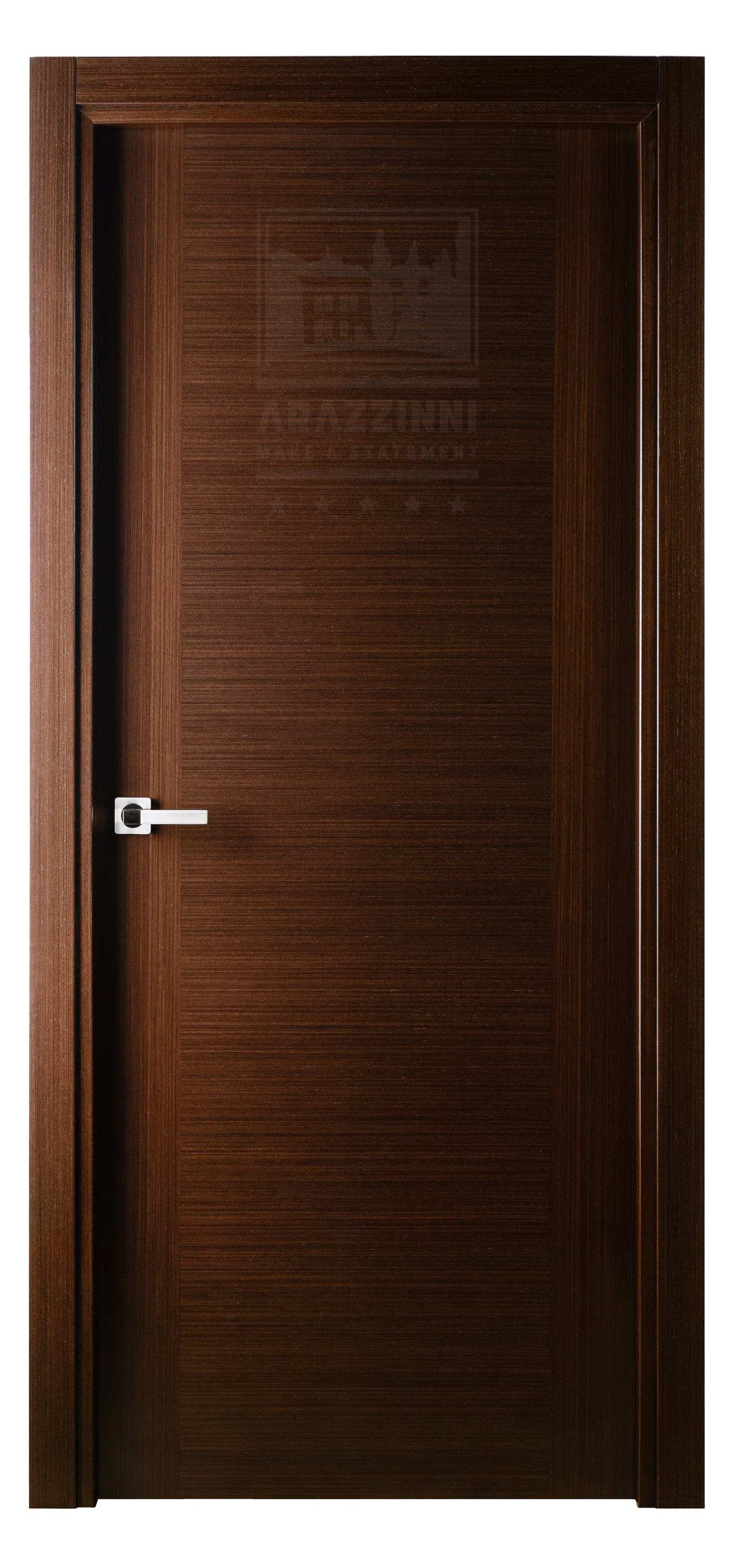 Versai Vetro Interior Door in Italian Wenge Finish | Exotic Wood ...