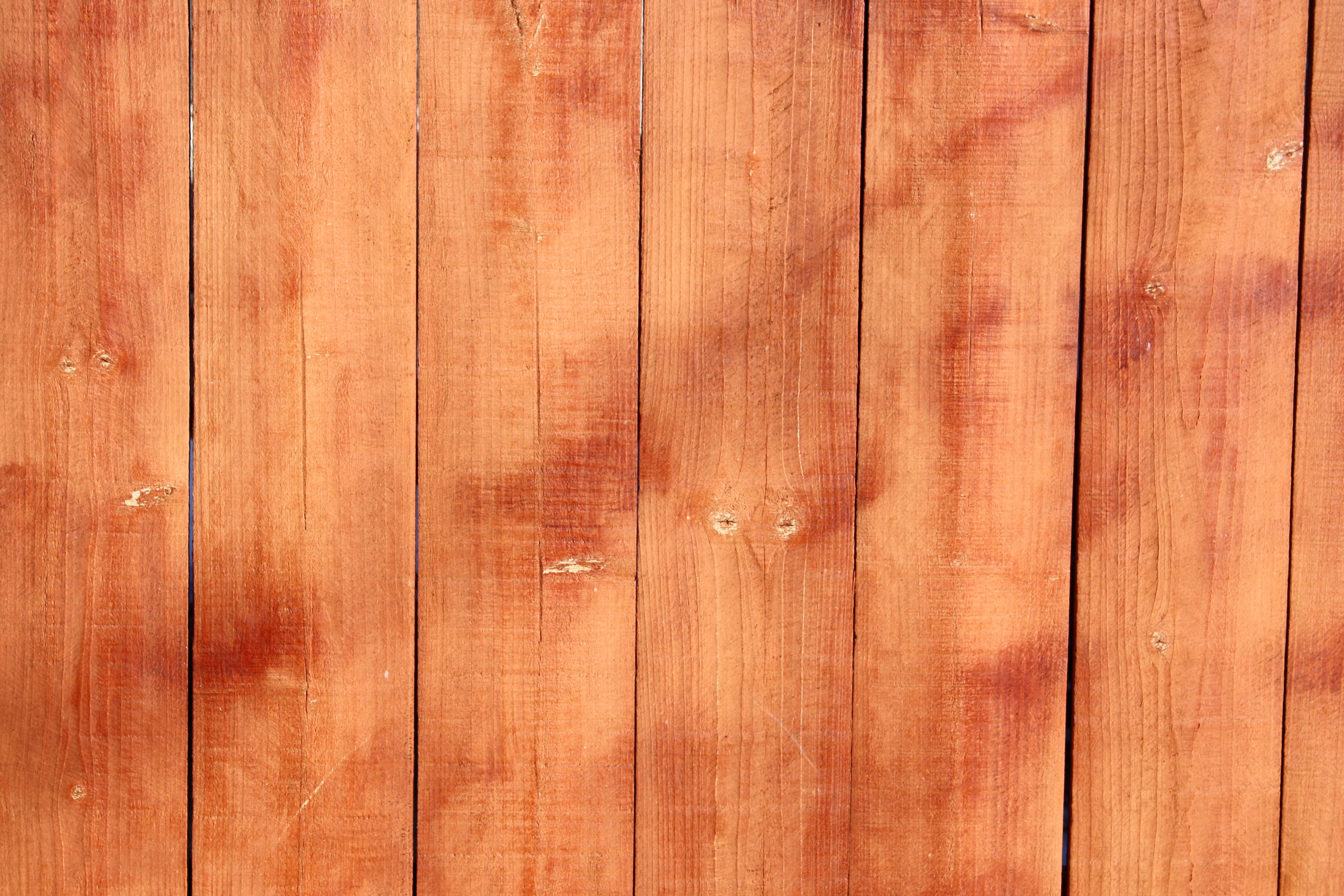 Stained Wooden Fence Boards Closeup Texture Picture | Free ...