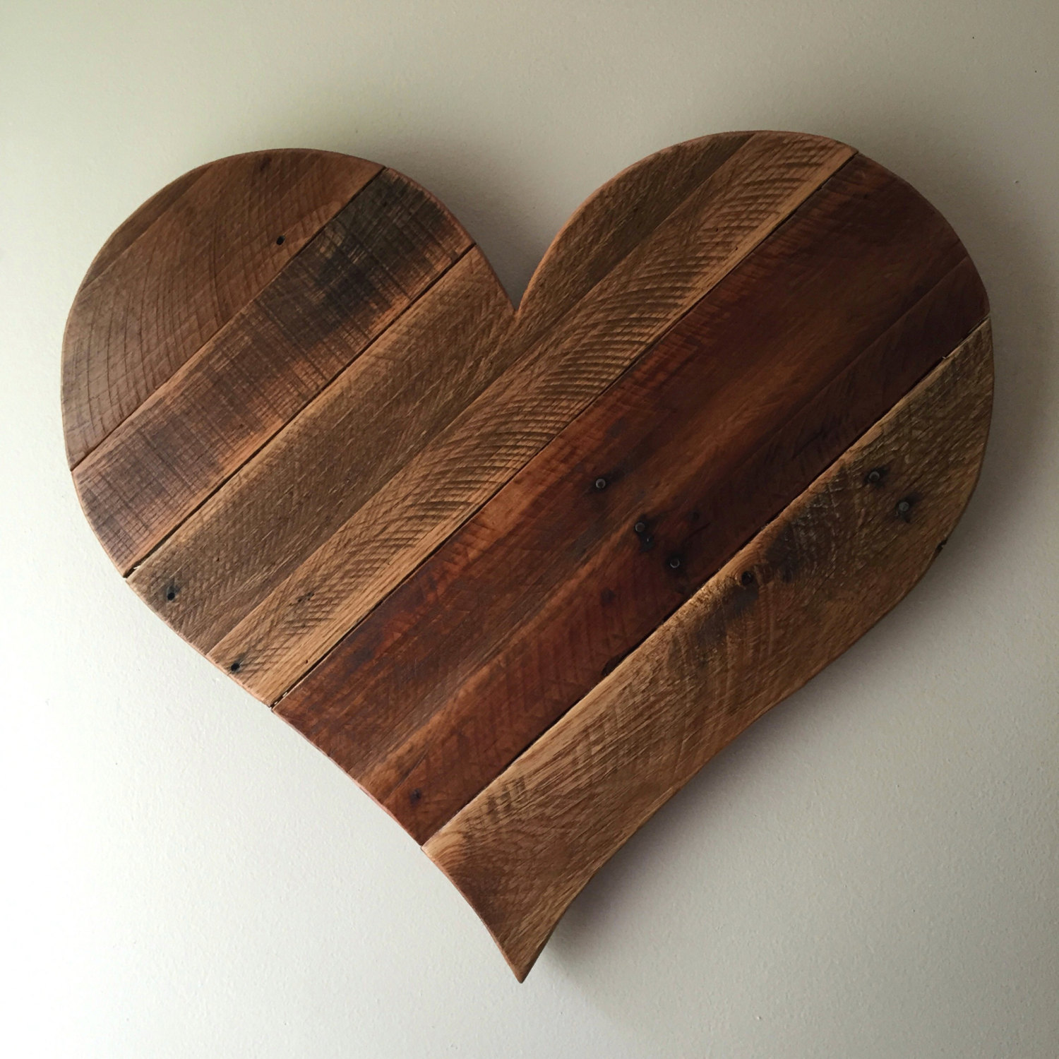 Wooden heart photo