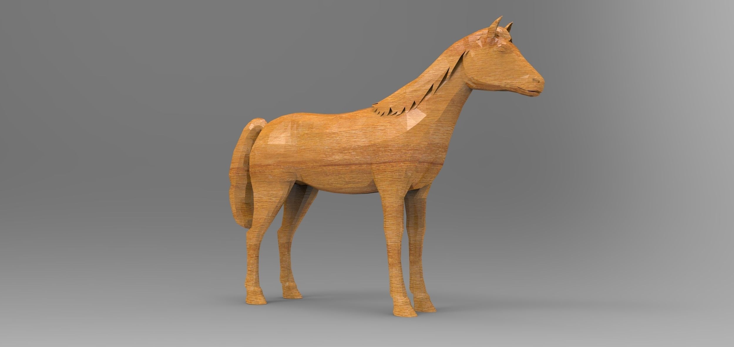 3D model Wooden horse | CGTrader