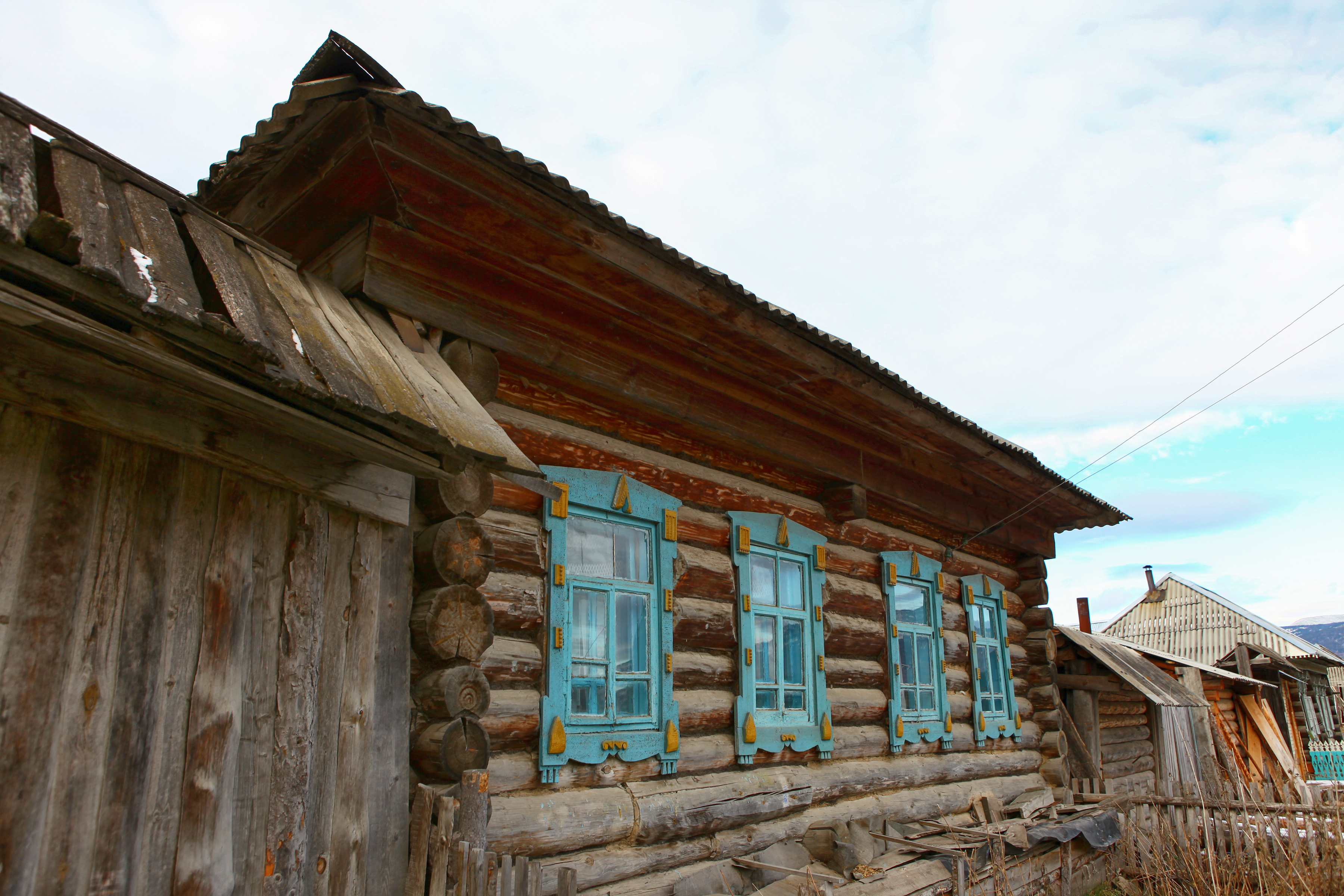 wooden house, Aged, Household, Small, Russia, HQ Photo