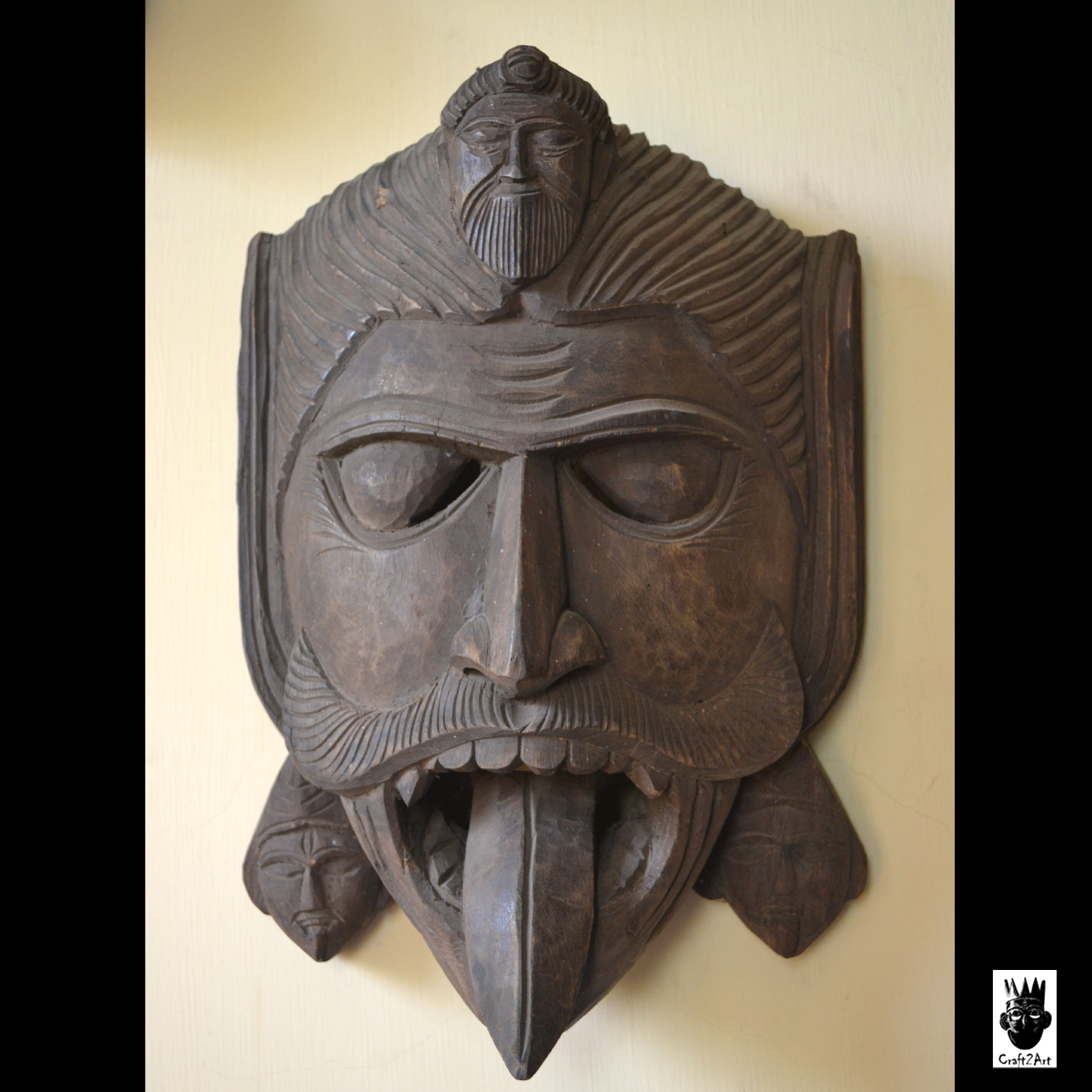 Dinajpur Wooden Mask – Craft2Art