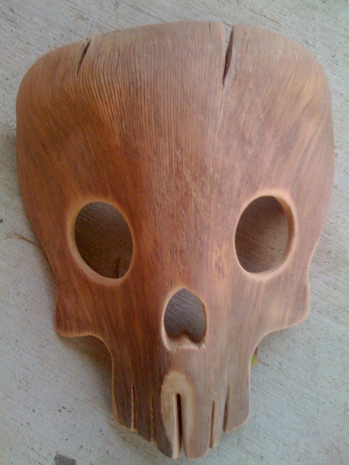 Wooden masks photo