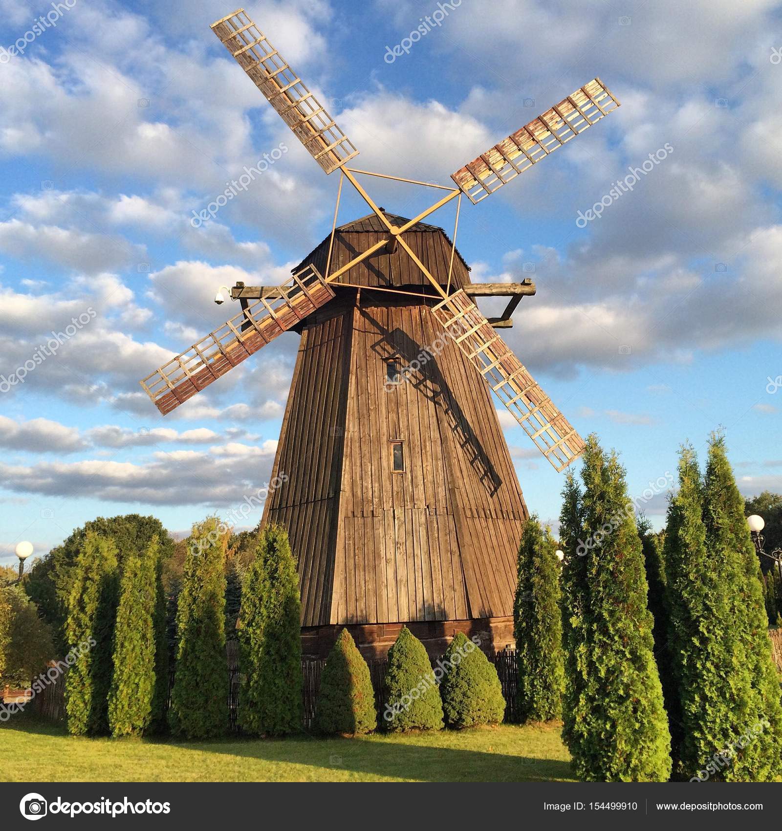Belarus. Mogilev city,old wooden mill — Stock Photo ...