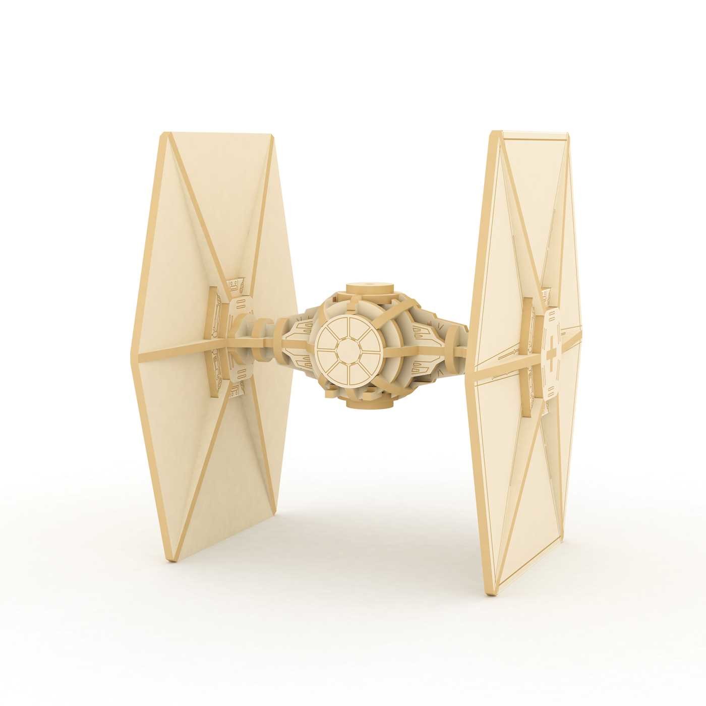 IncrediBuilds: Star Wars: Tie Fighter 3D Wood Model | Book by ...