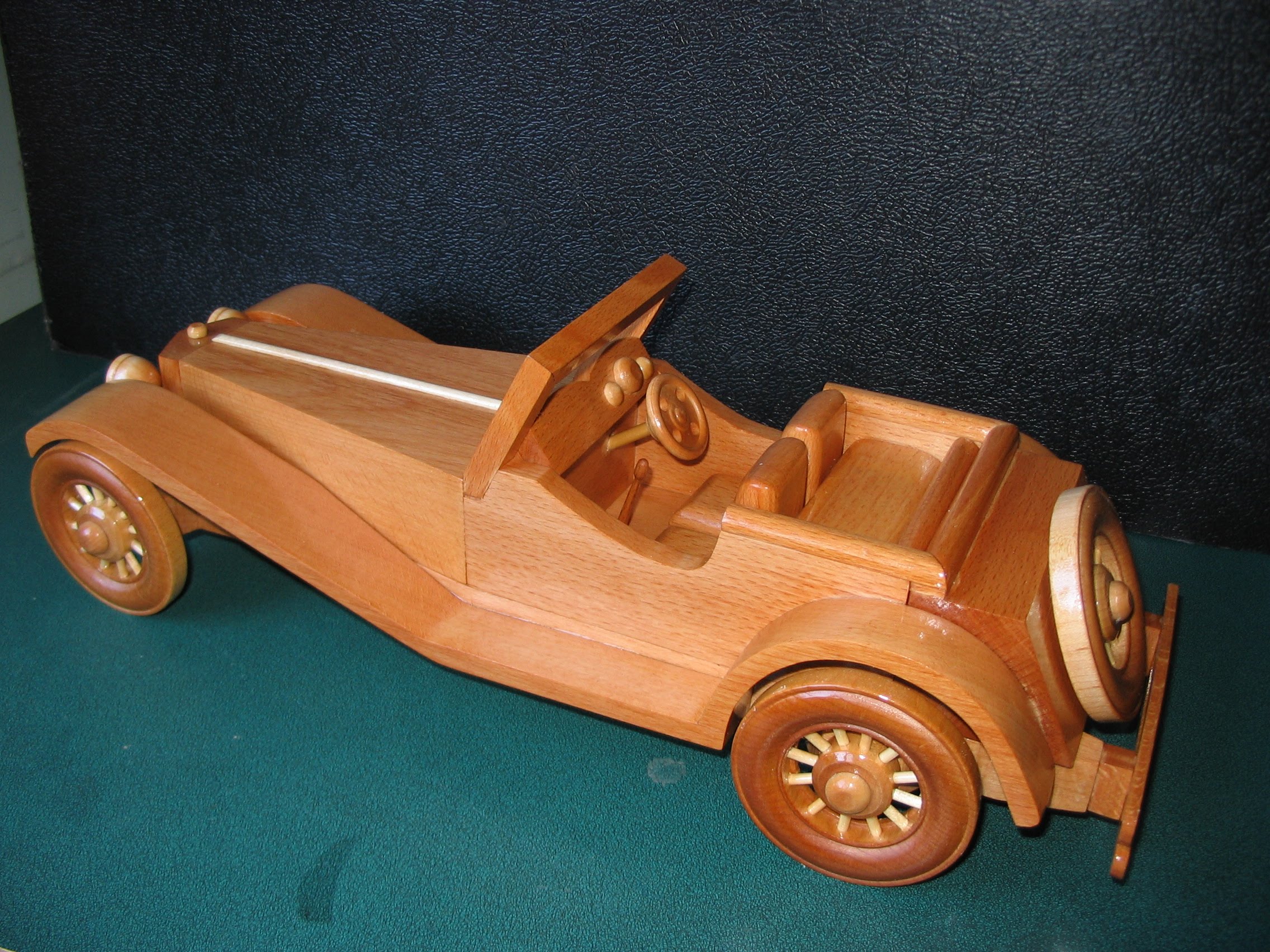 SS100 Jaguar Wooden Model - YouTube