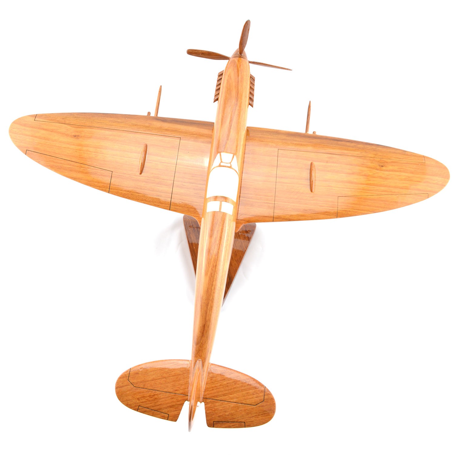 Spitfire Wooden Airplane Model | Spitfire Mahogany Wooden Model