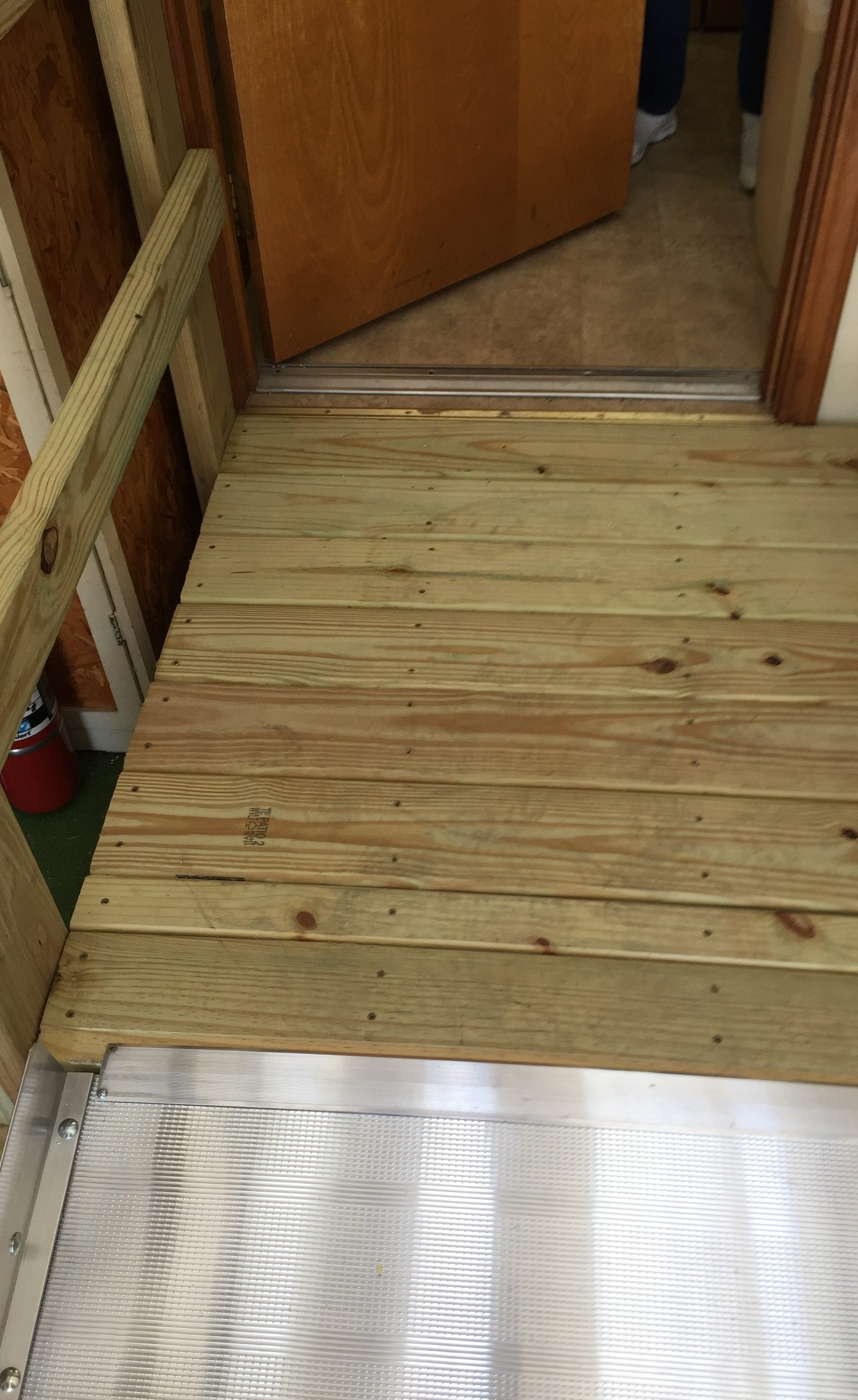 Wooden Ramp into House – Home Safe Homes