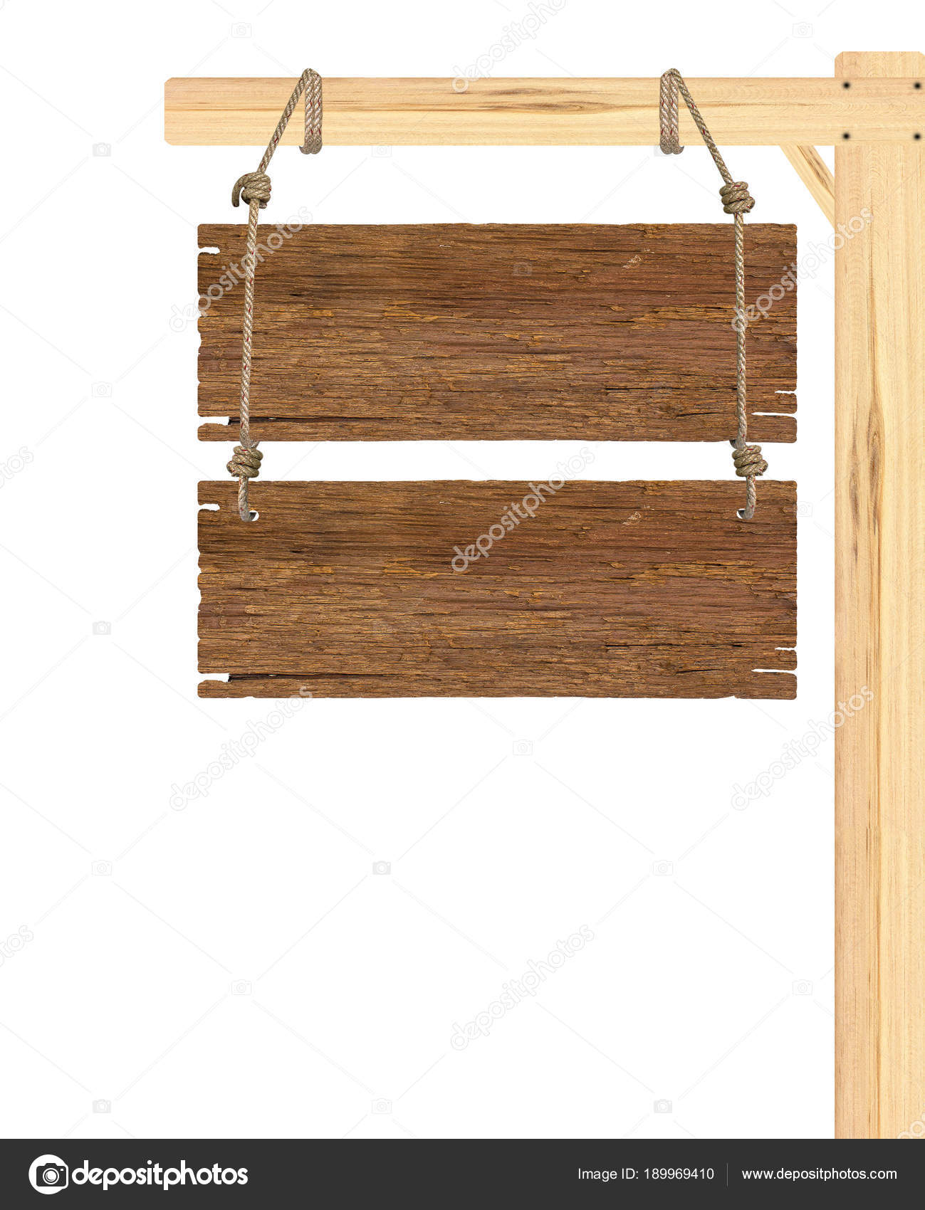 wooden sign isolated on a white background — Stock Photo ...