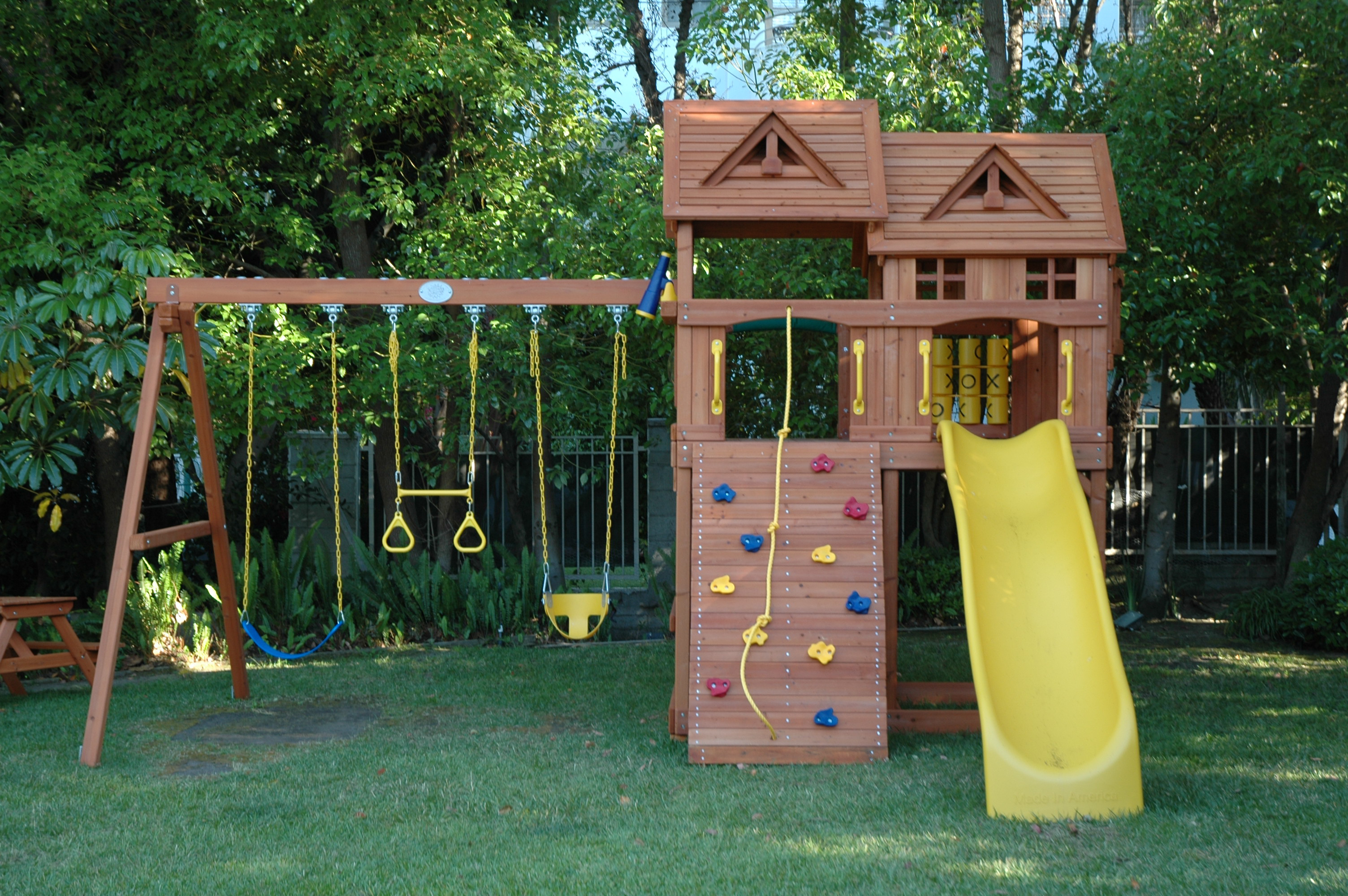 Fabulous Outdoor Wood Playhouses For Kids Ideas Display Appealing ...