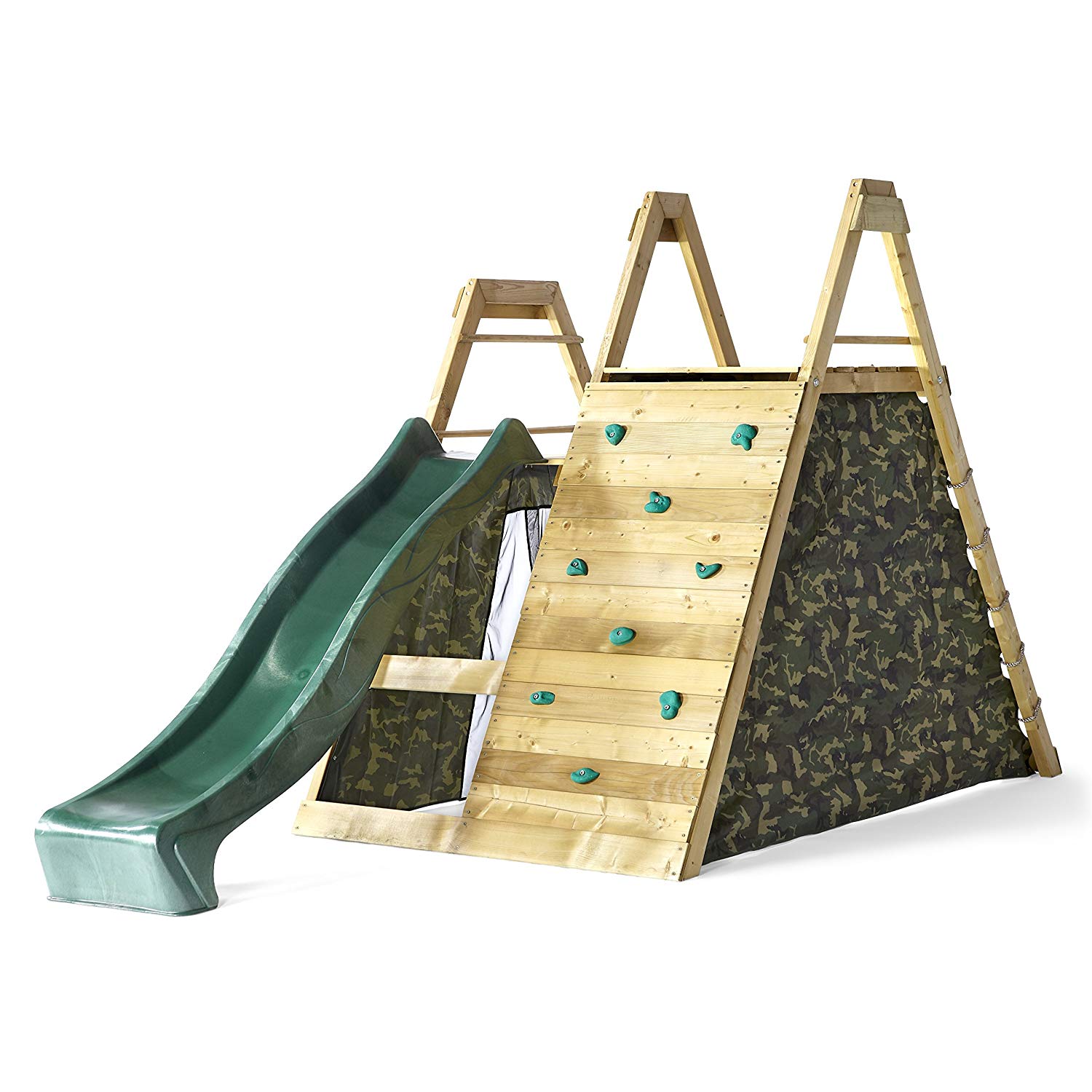 Amazon.com: Plum® Climbing Pyramid Wooden Outdoor Play Centre.: Toys ...