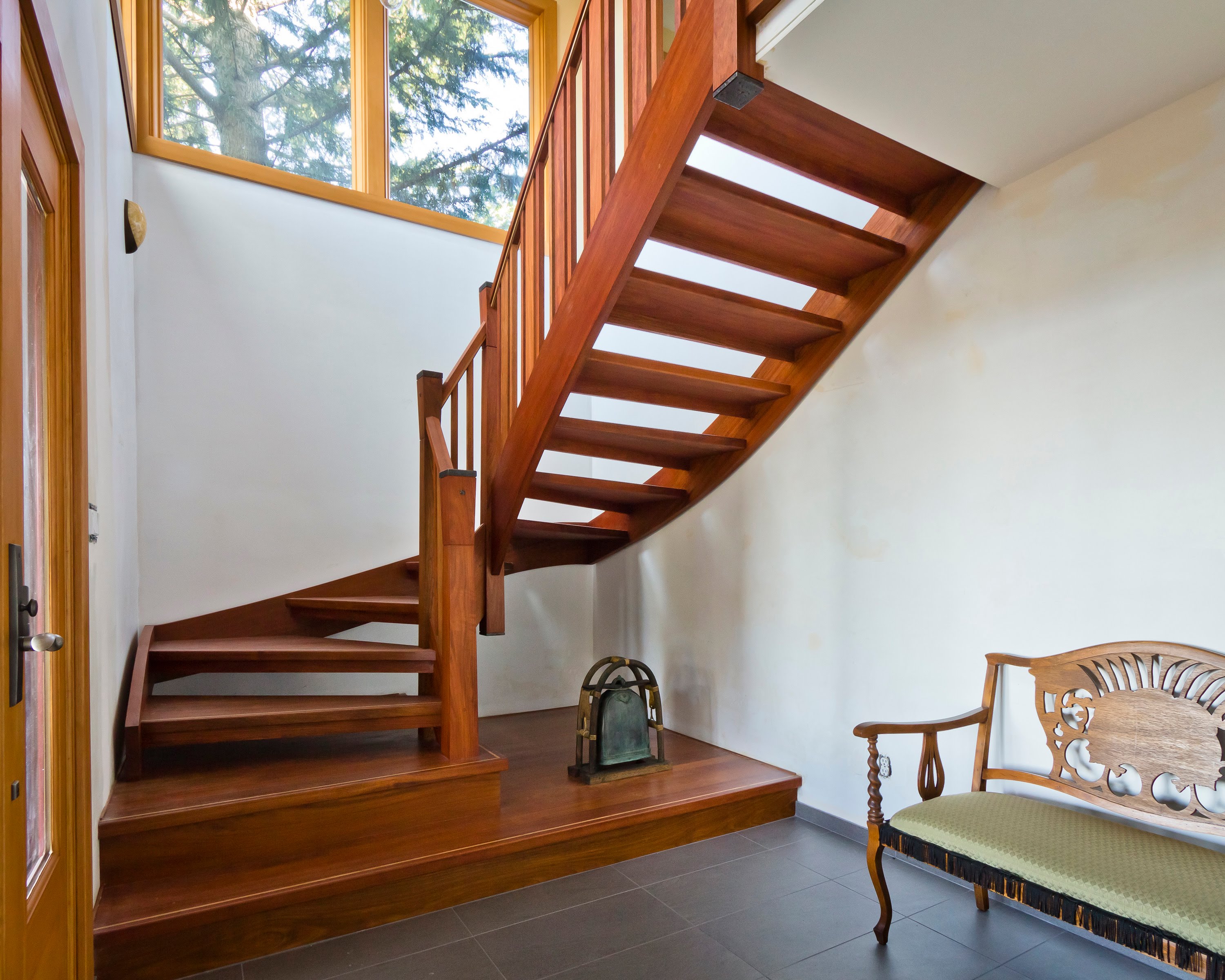 Awesome Wooden Staircase - YouTube