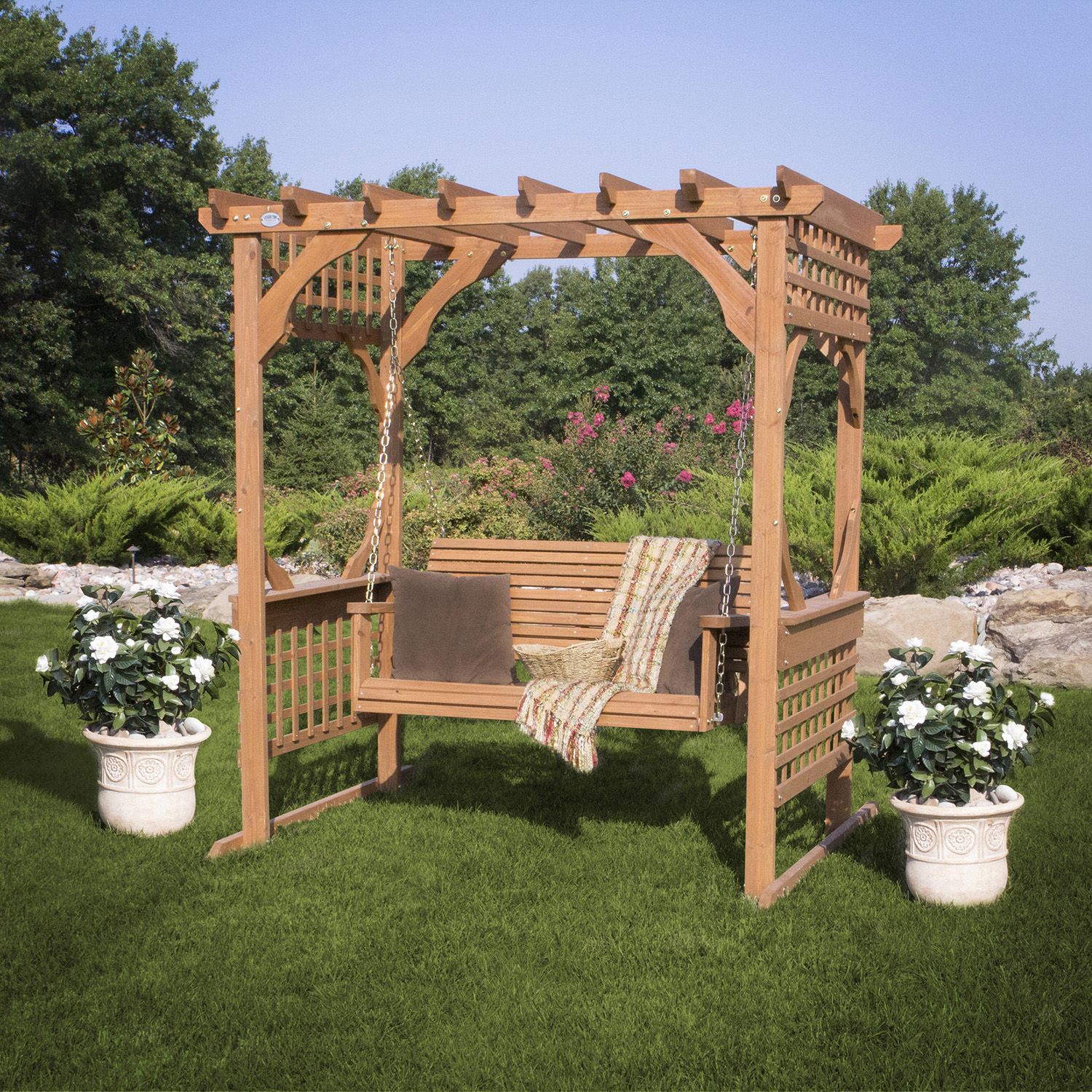 15 Beautiful Wooden Swings | Home Design, Garden & Architecture Blog ...