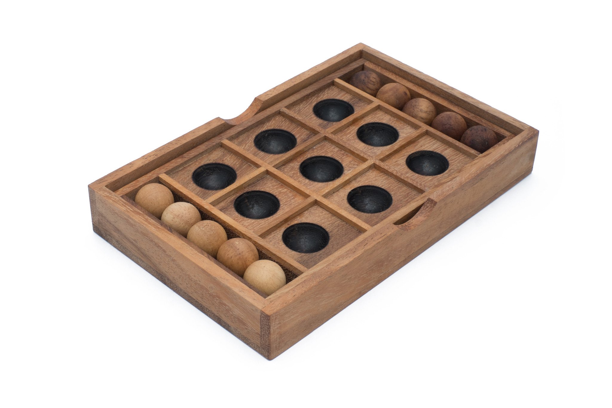 Wooden Tic Tac Toe Set | Noughts And Crosses Wooden Game Board