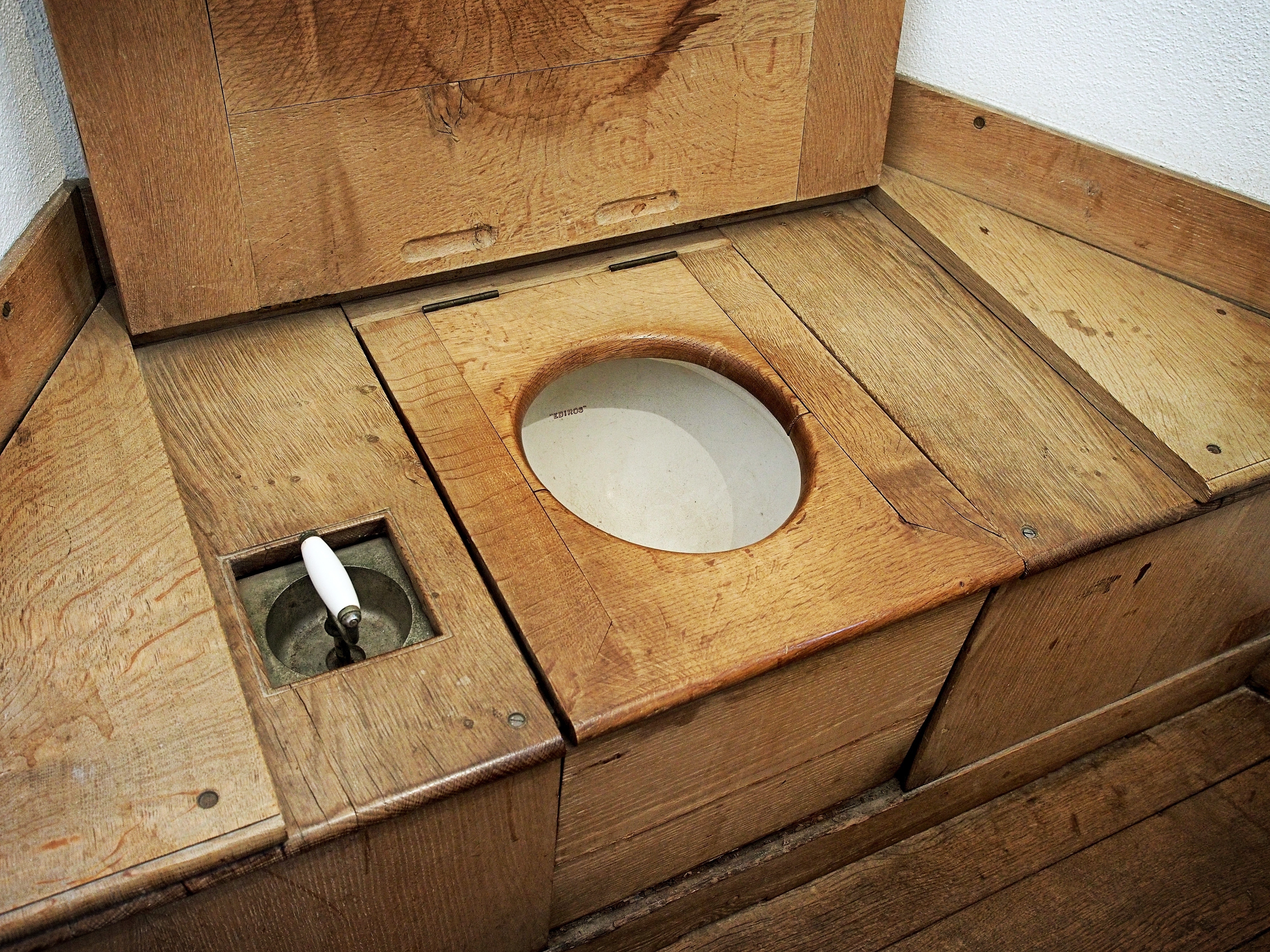 Open Lid Of Brown Wooden Toilet Seat Free Image Peakpx Intended For ...