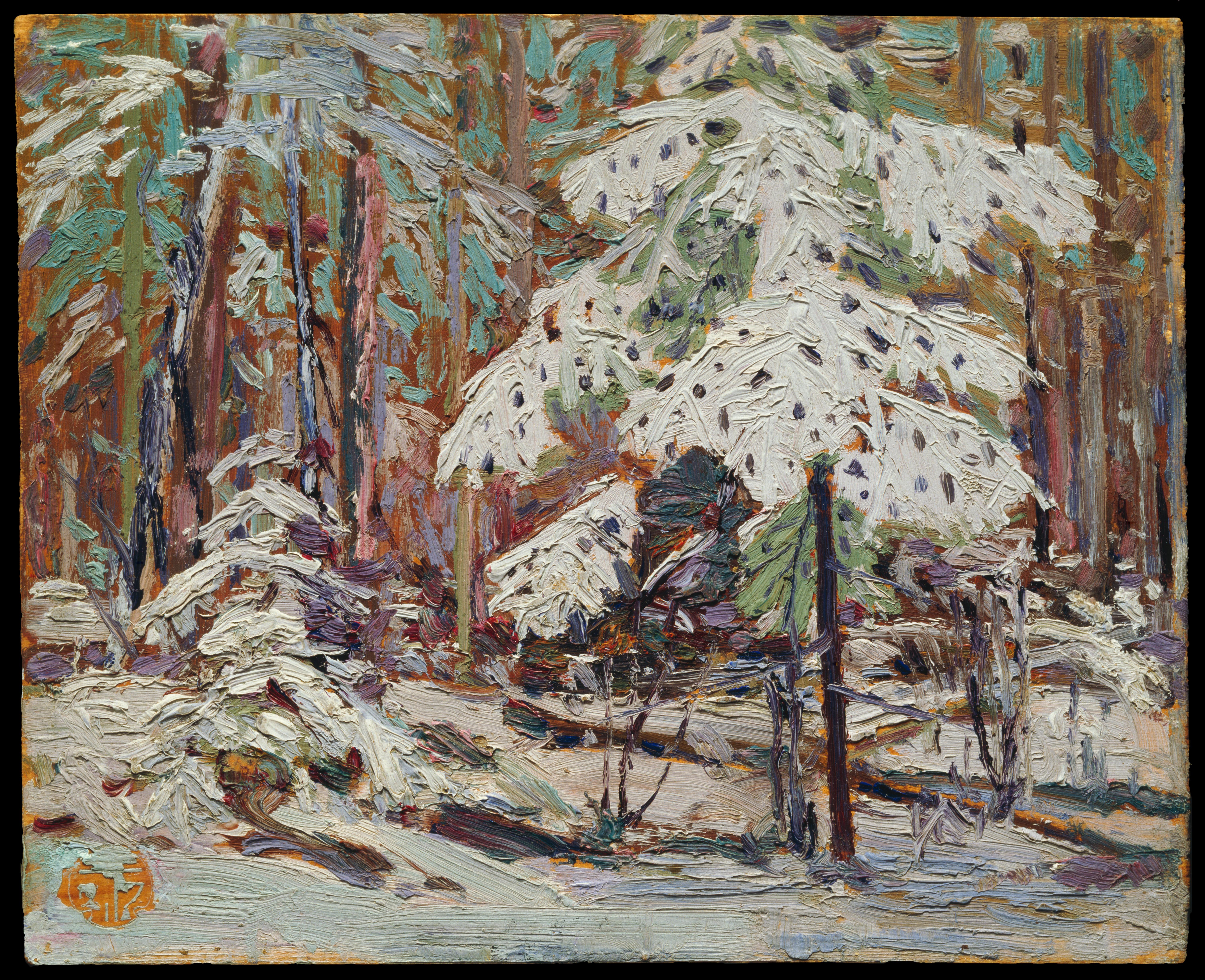 Tom Thomson Catalogue Raisonné | Snow in the Woods, Fall 1916 ...
