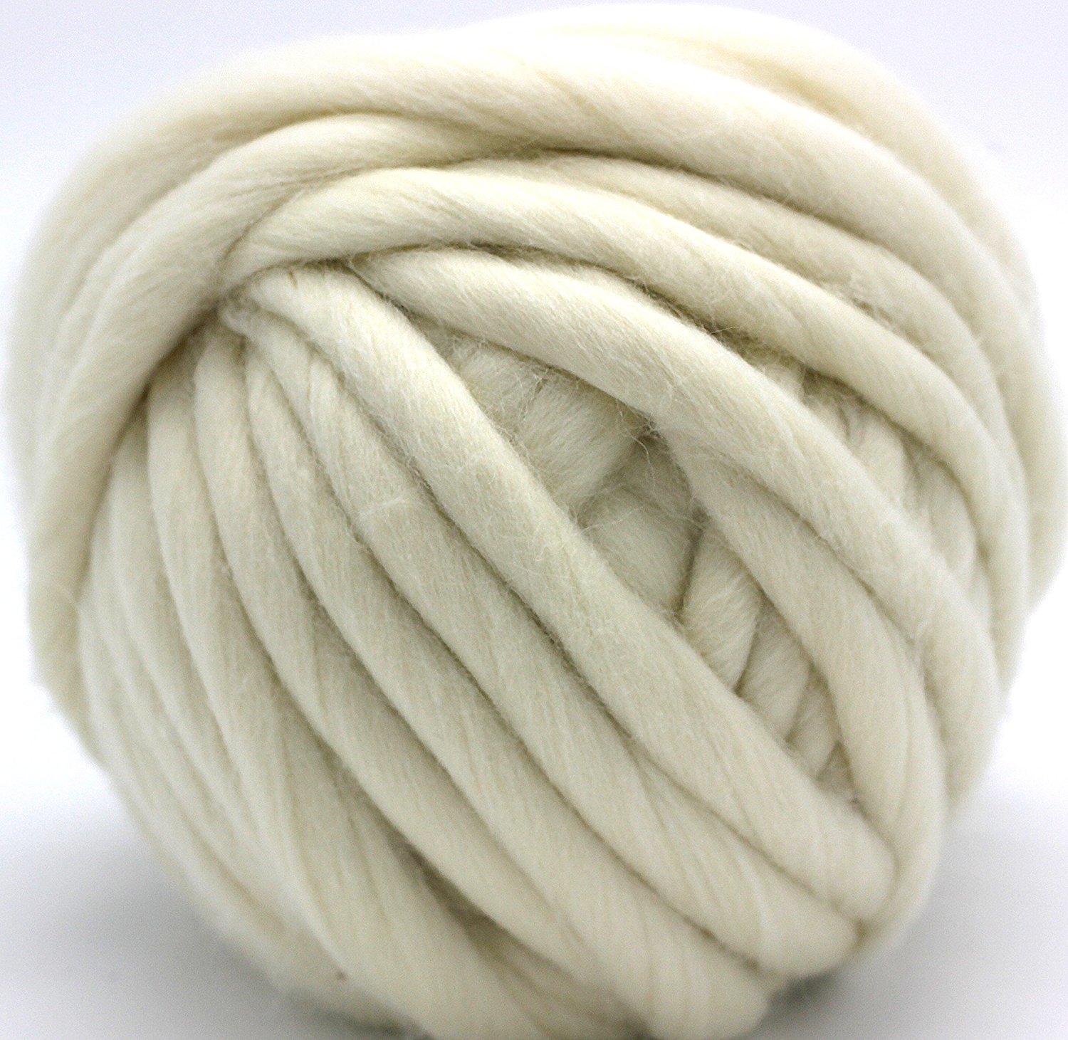 Amazon.com: Merino Wool Super Chunky Yarn- Bulky Roving Yarn for ...