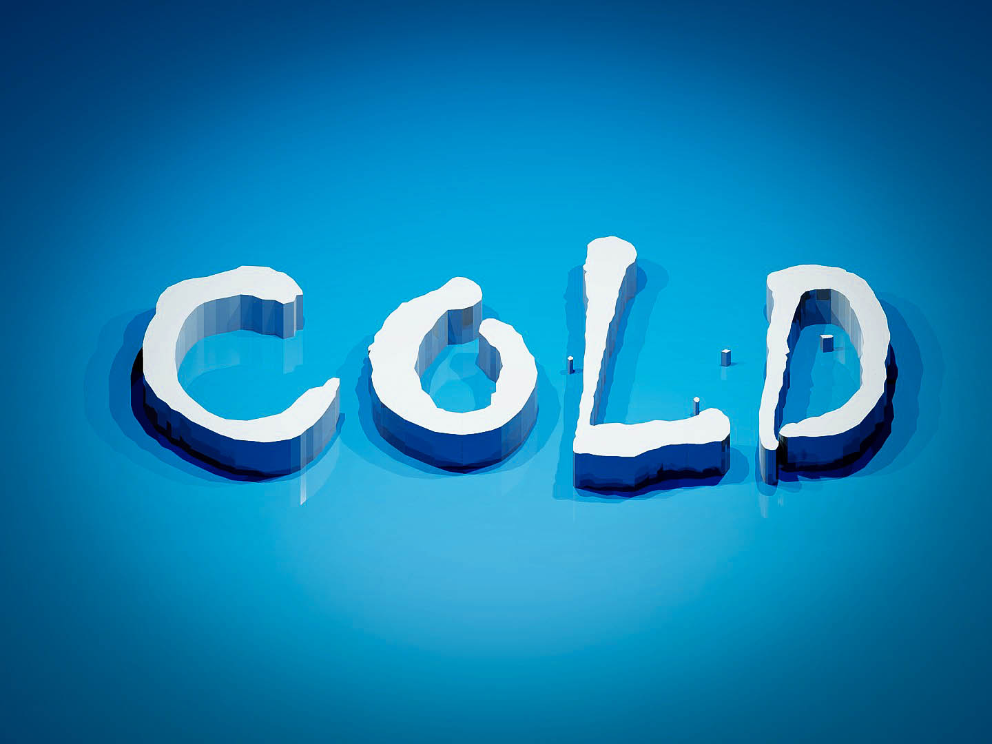 Word Cold, Blue, Cold, Ice, Letters, HQ Photo