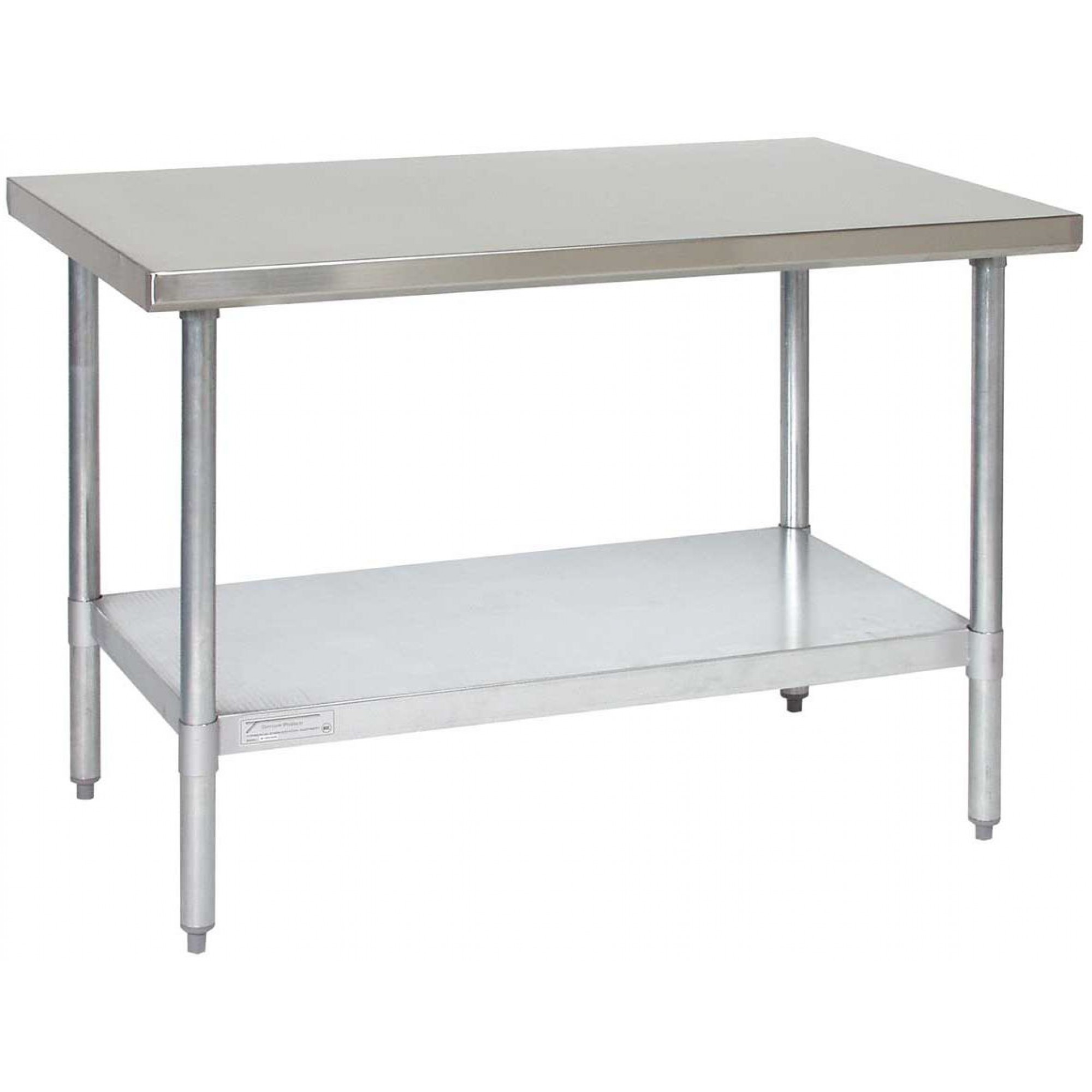 Tarrison Stainless Steel Work Table with Shelf