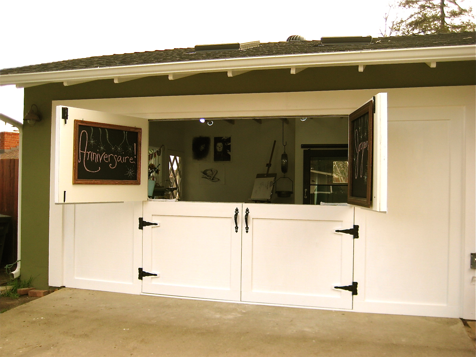 the perfect dutch-door..garage/art studio doors! | Home Decor ...
