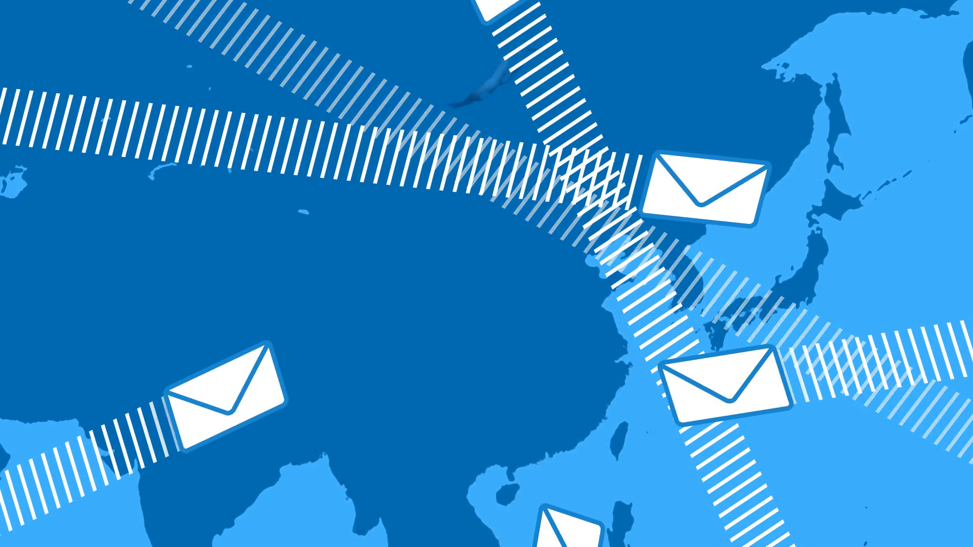 Email Envelopes Flying Around the World Motion Background - VideoBlocks