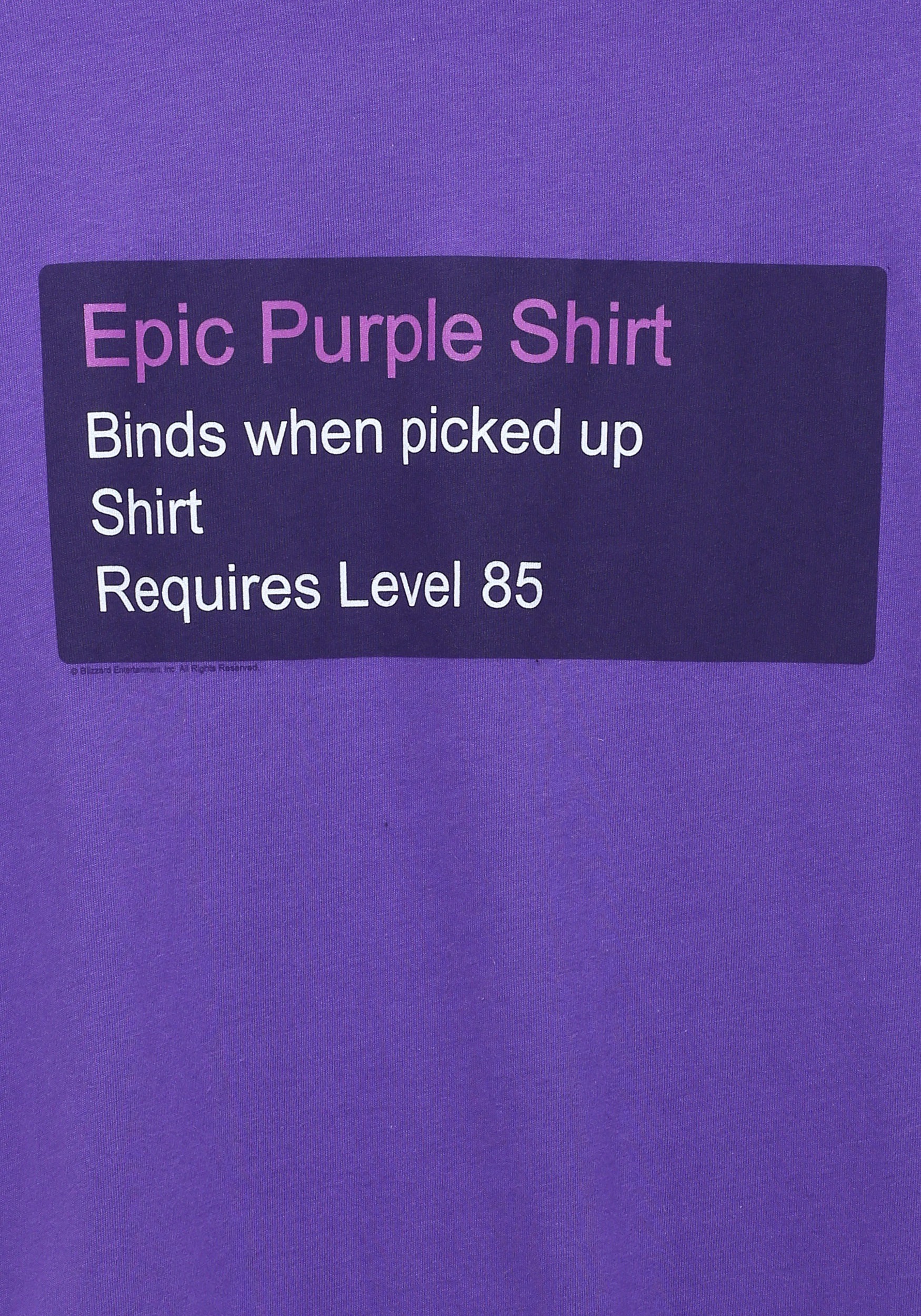 Men's World of Warcraft Epic Purple T-Shirt