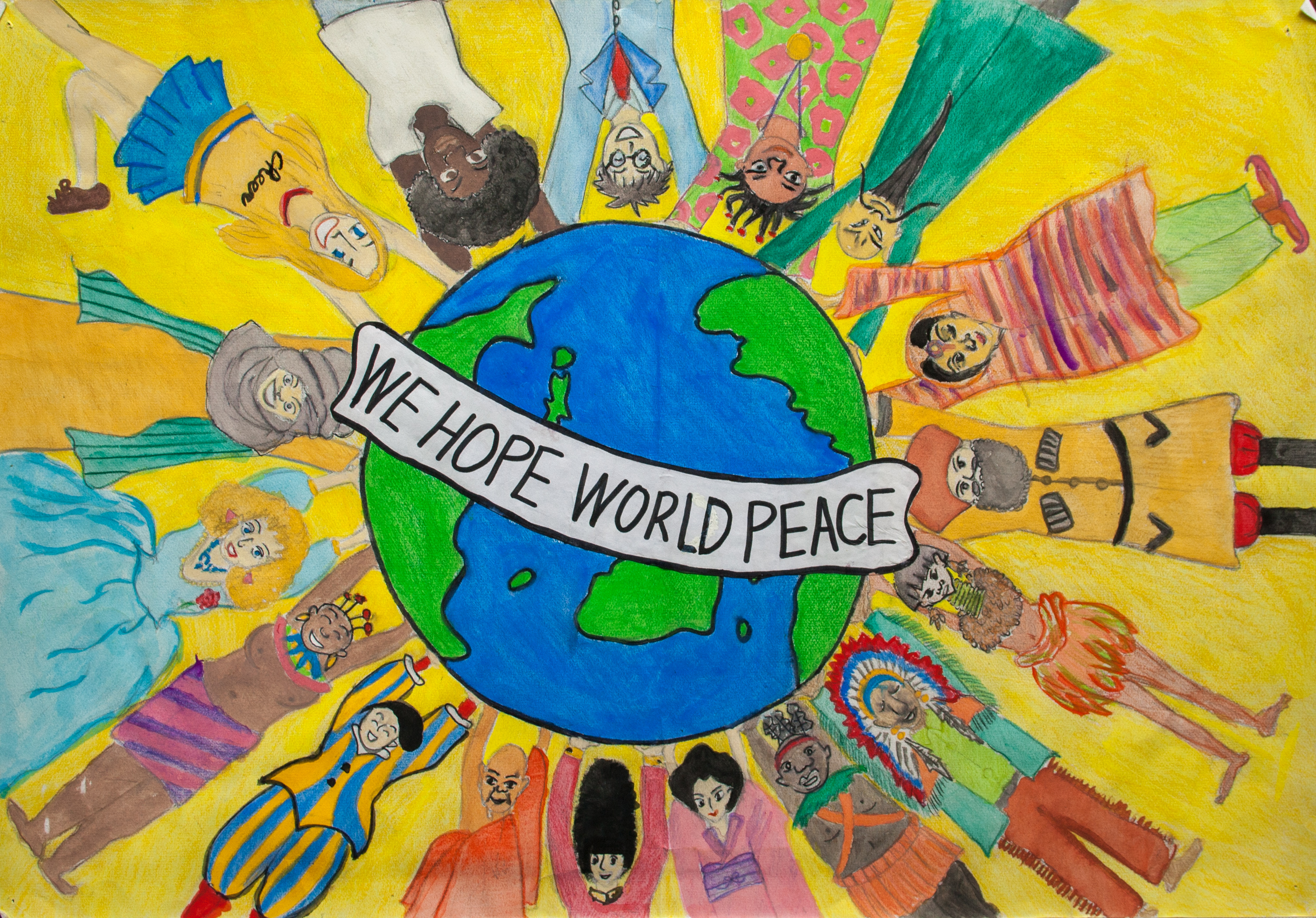 We hope world peace | Children Map Their World