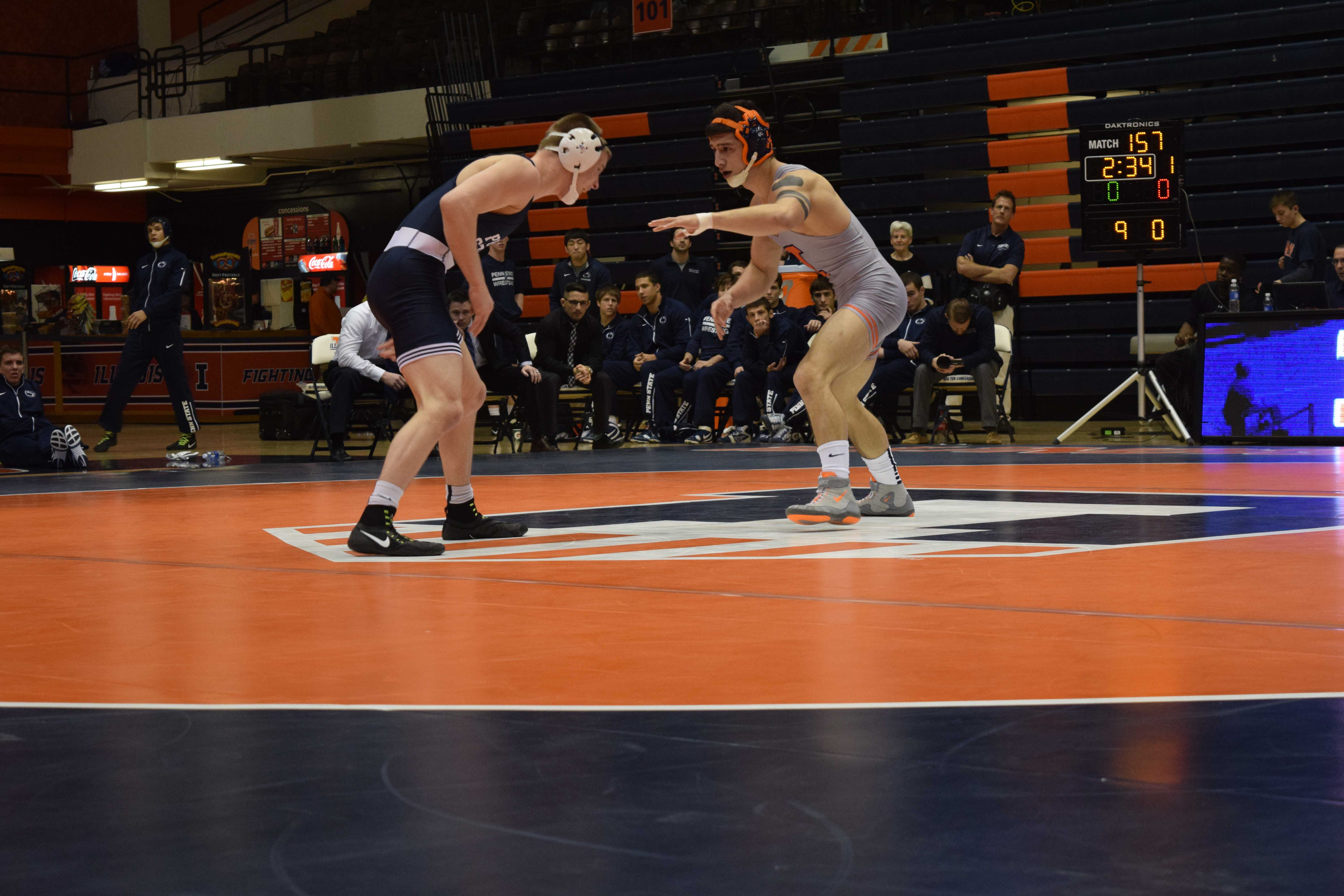 Illinois wrestling drops match against No. 4 Ohio State | The Daily ...