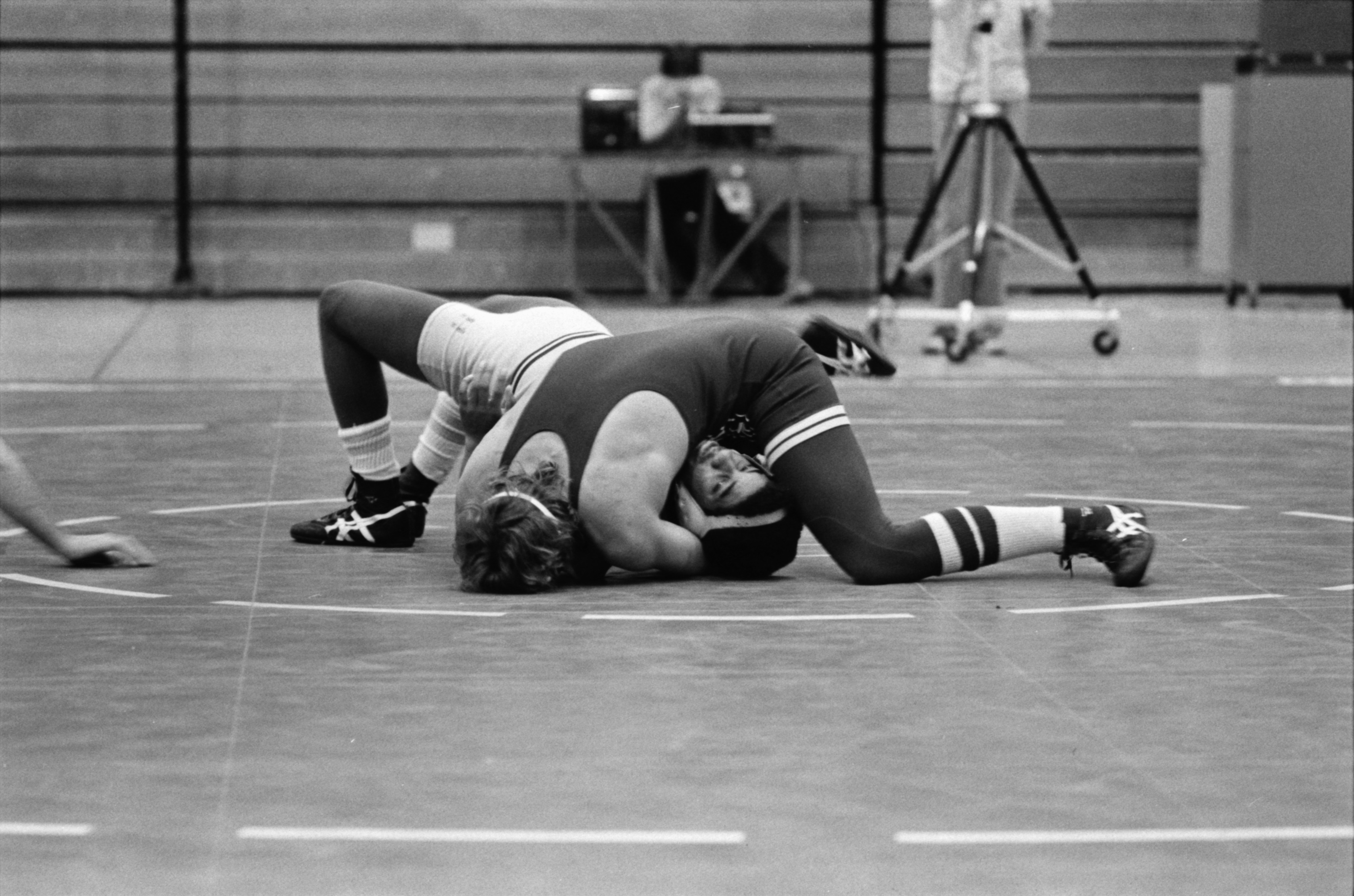 Pioneer and Ypsilanti Grapple in Wrestling Match, January 1978 | Ann ...