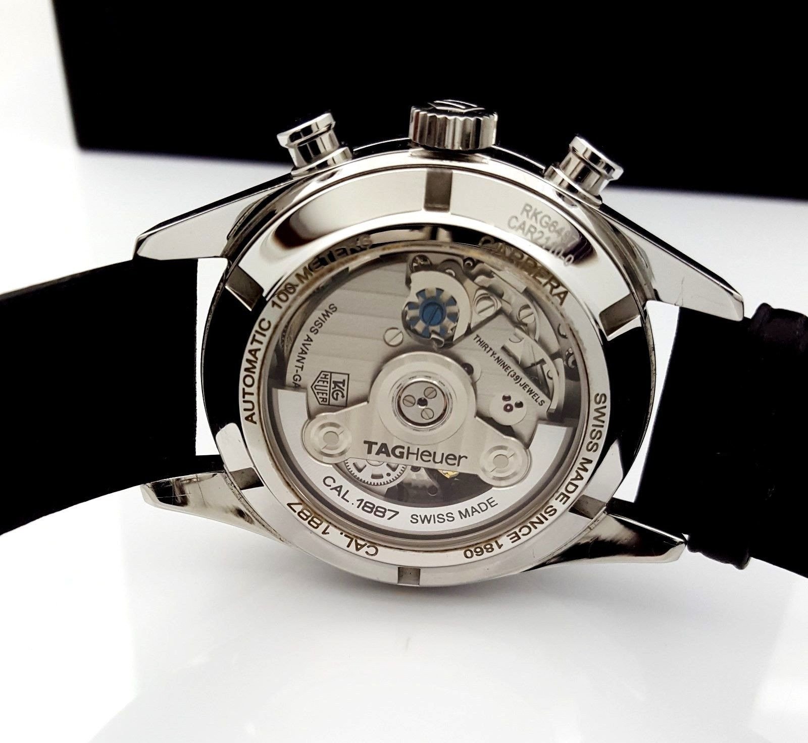 TAG Heuer Carrera CAL 1887 Chronograph CAR2110-0 Wrist Watch ...